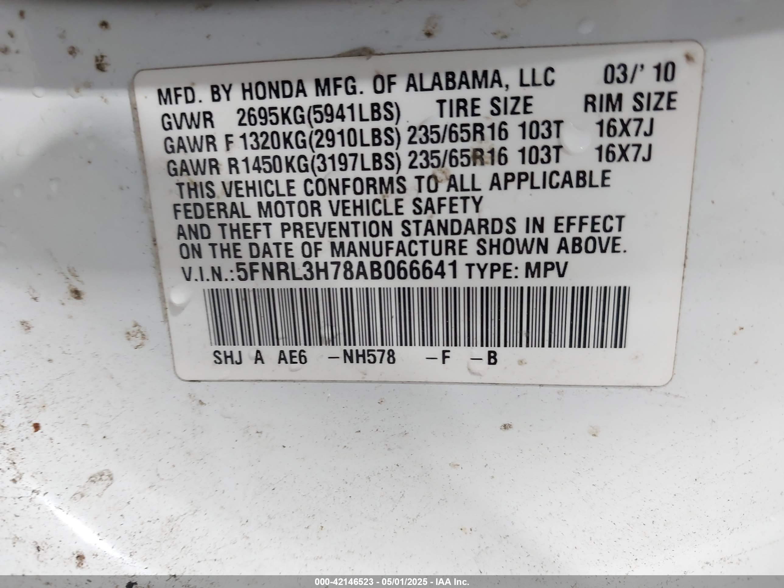 HONDA ODYSSEY image 9
