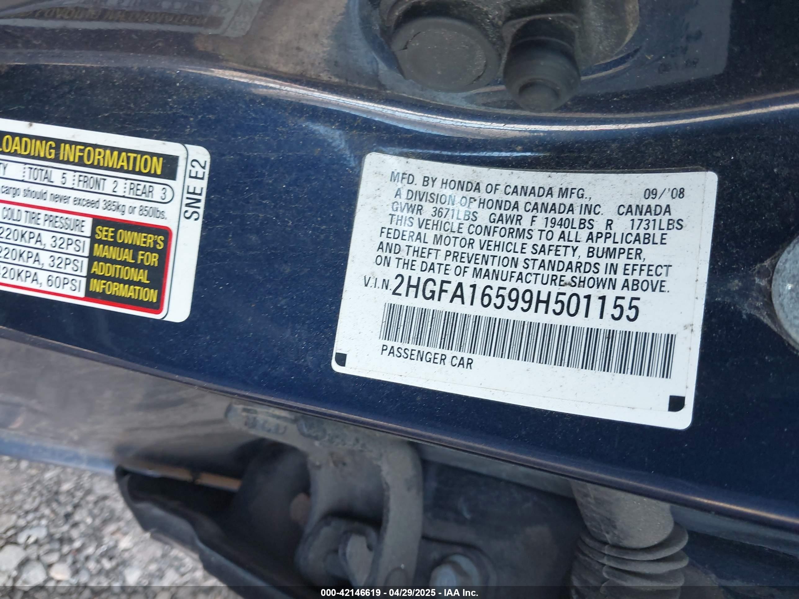 HONDA CIVIC image 9