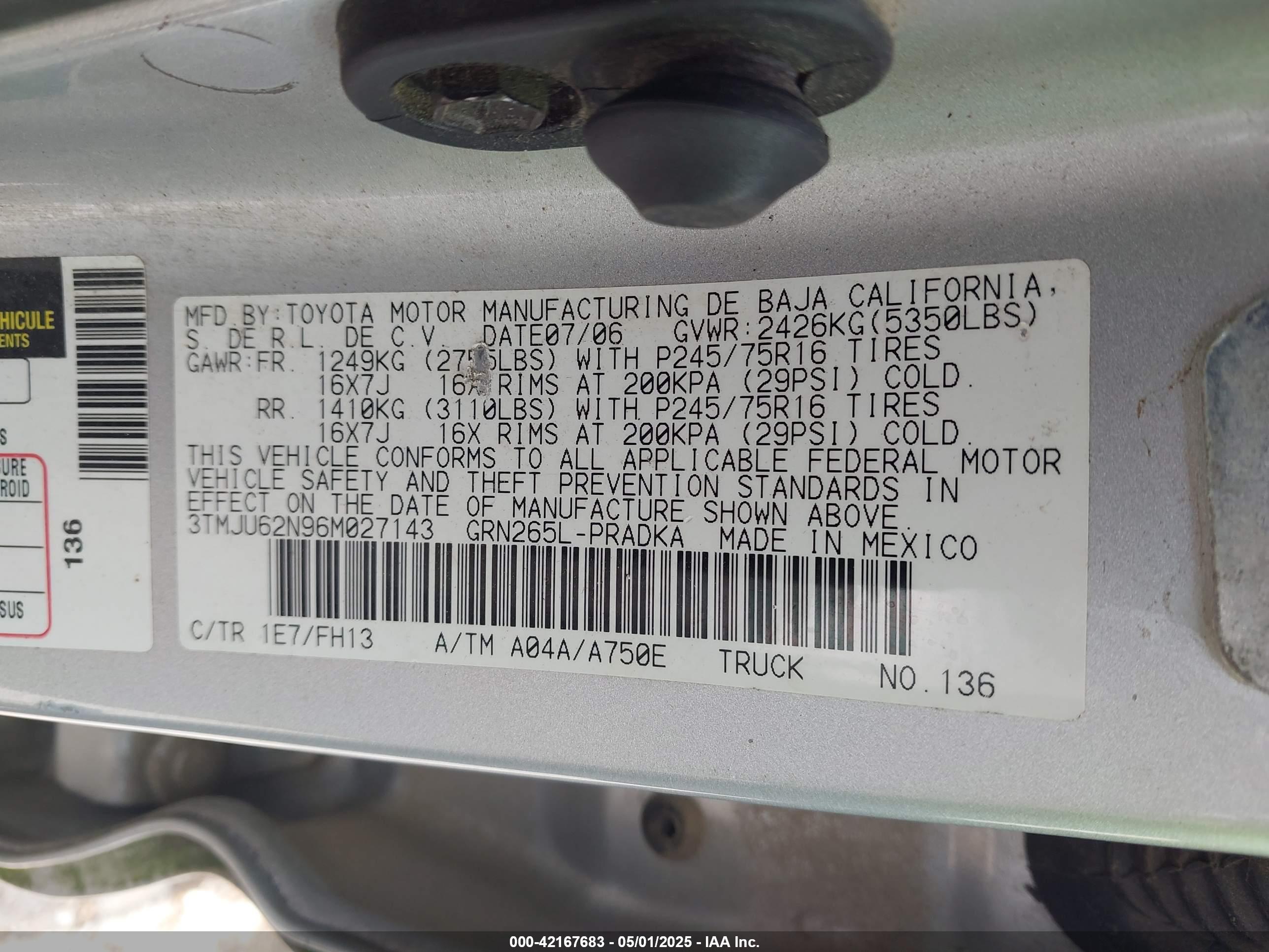 TOYOTA TACOMA image 9