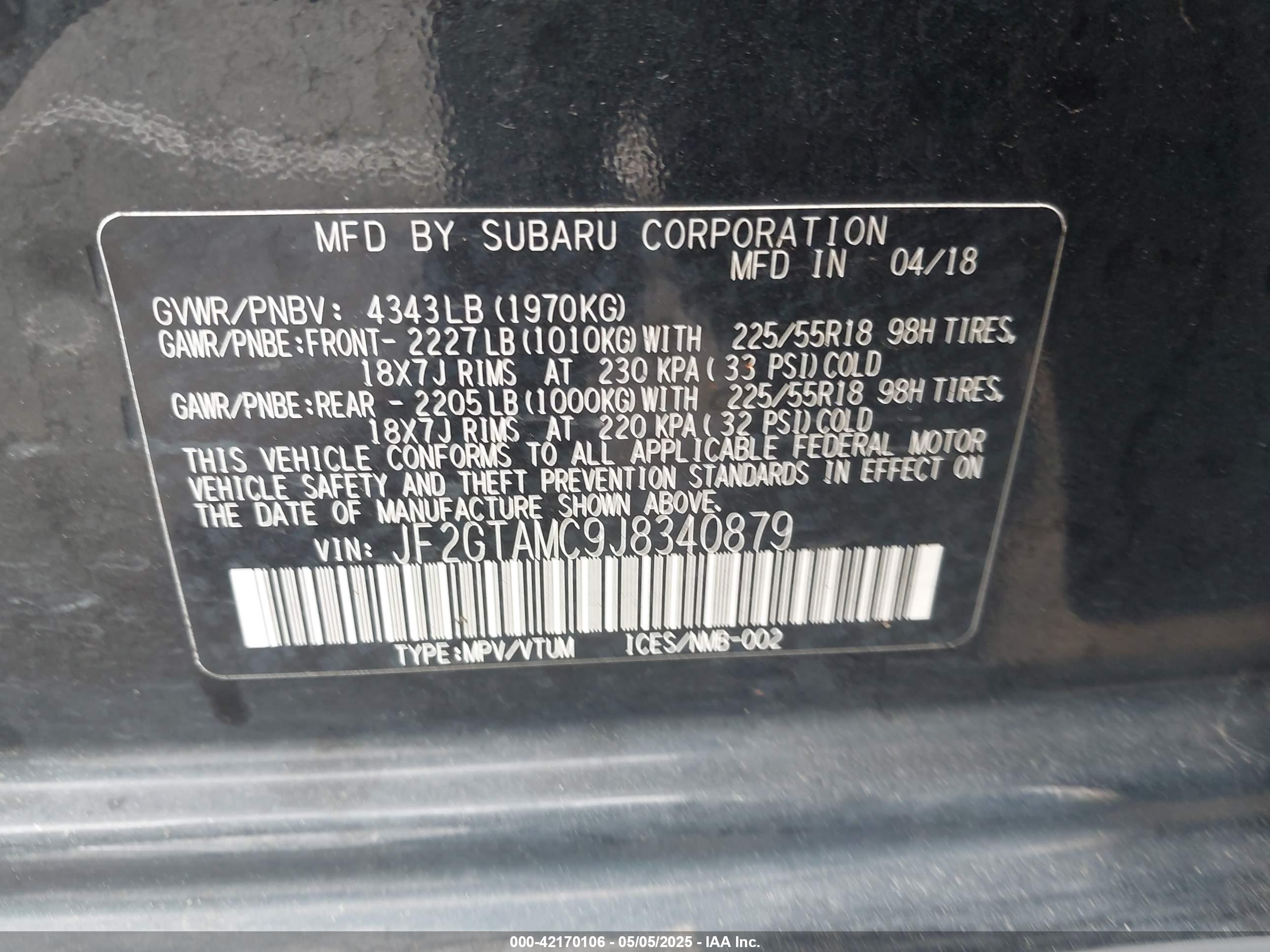 SUBARU CROSSTREK image 9