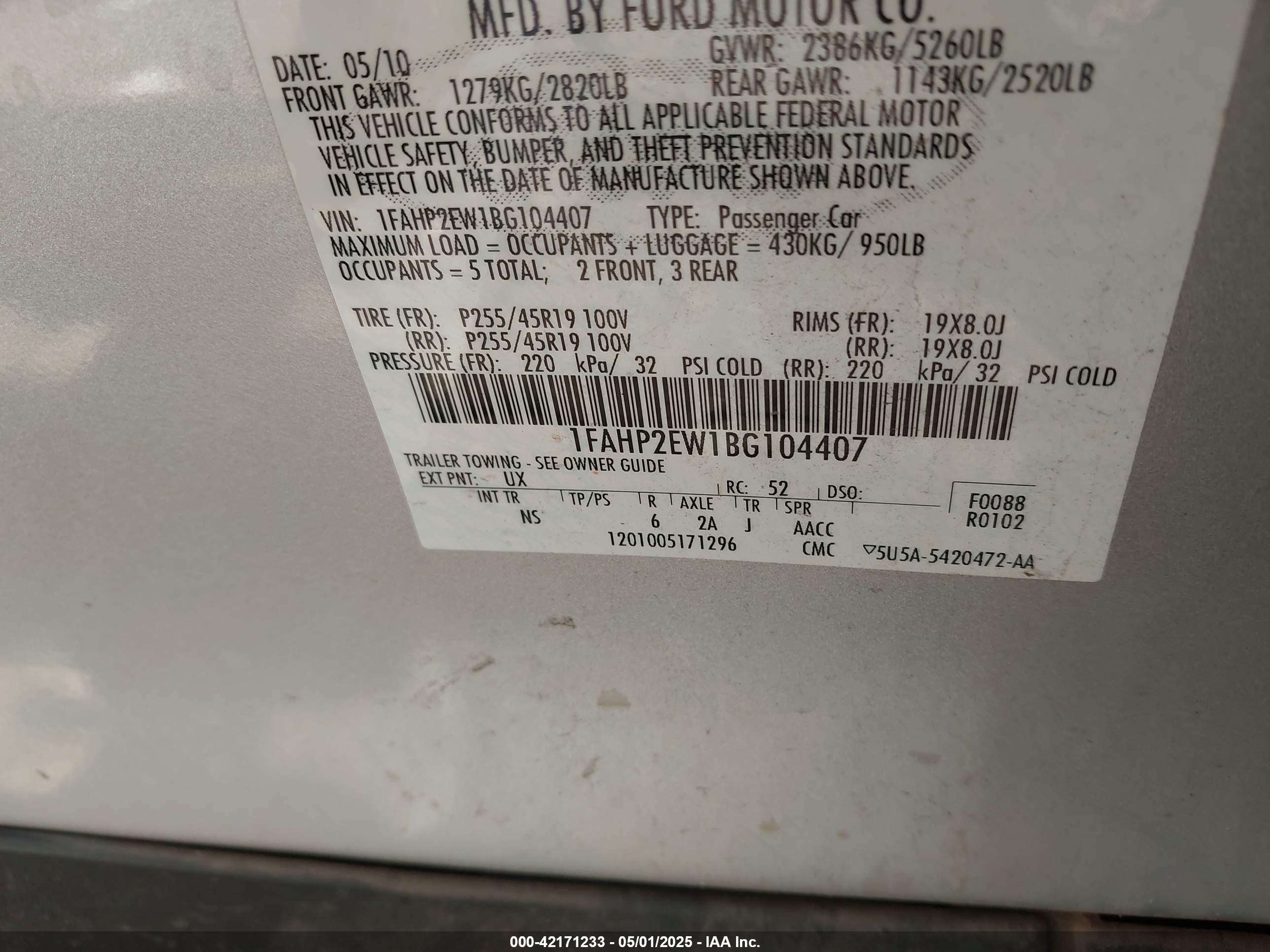 FORD TAURUS image 9