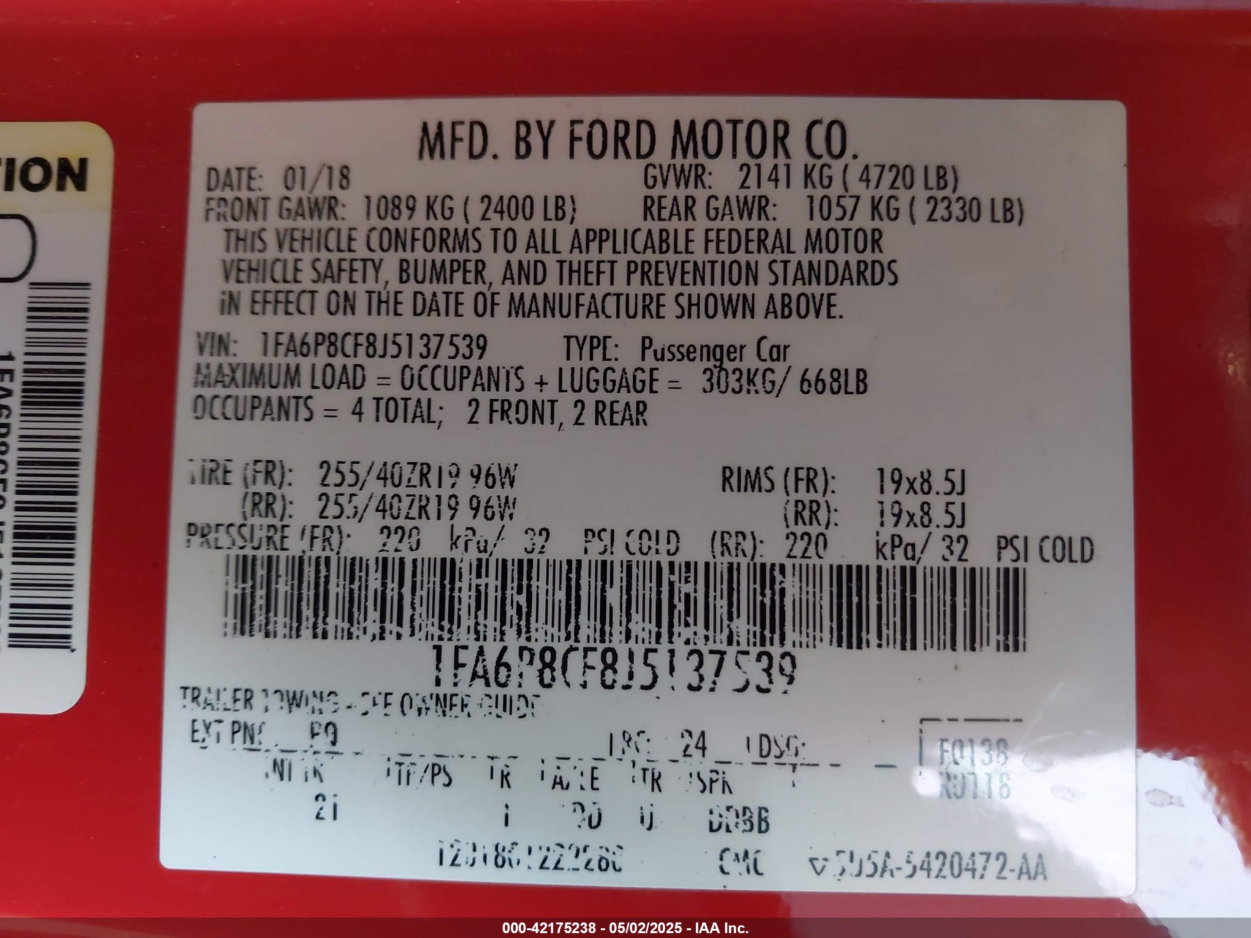 FORD MUSTANG image 9