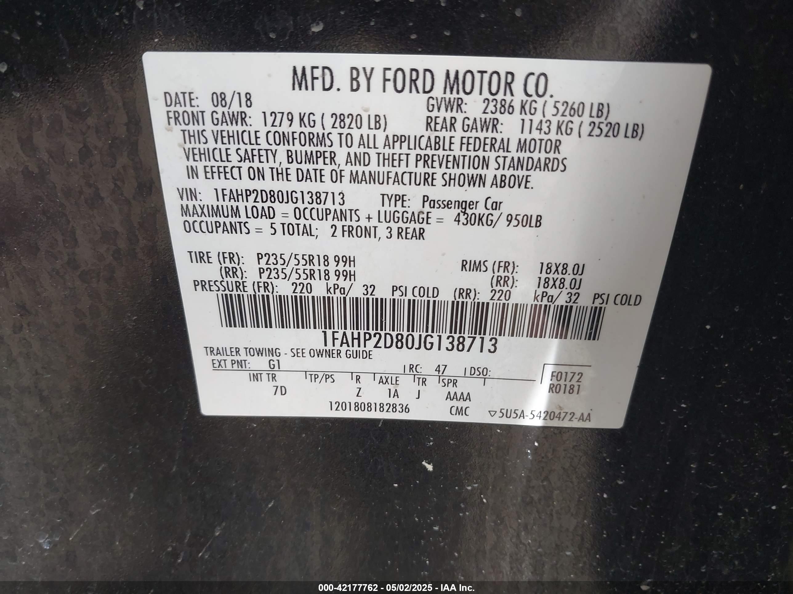 FORD TAURUS image 9