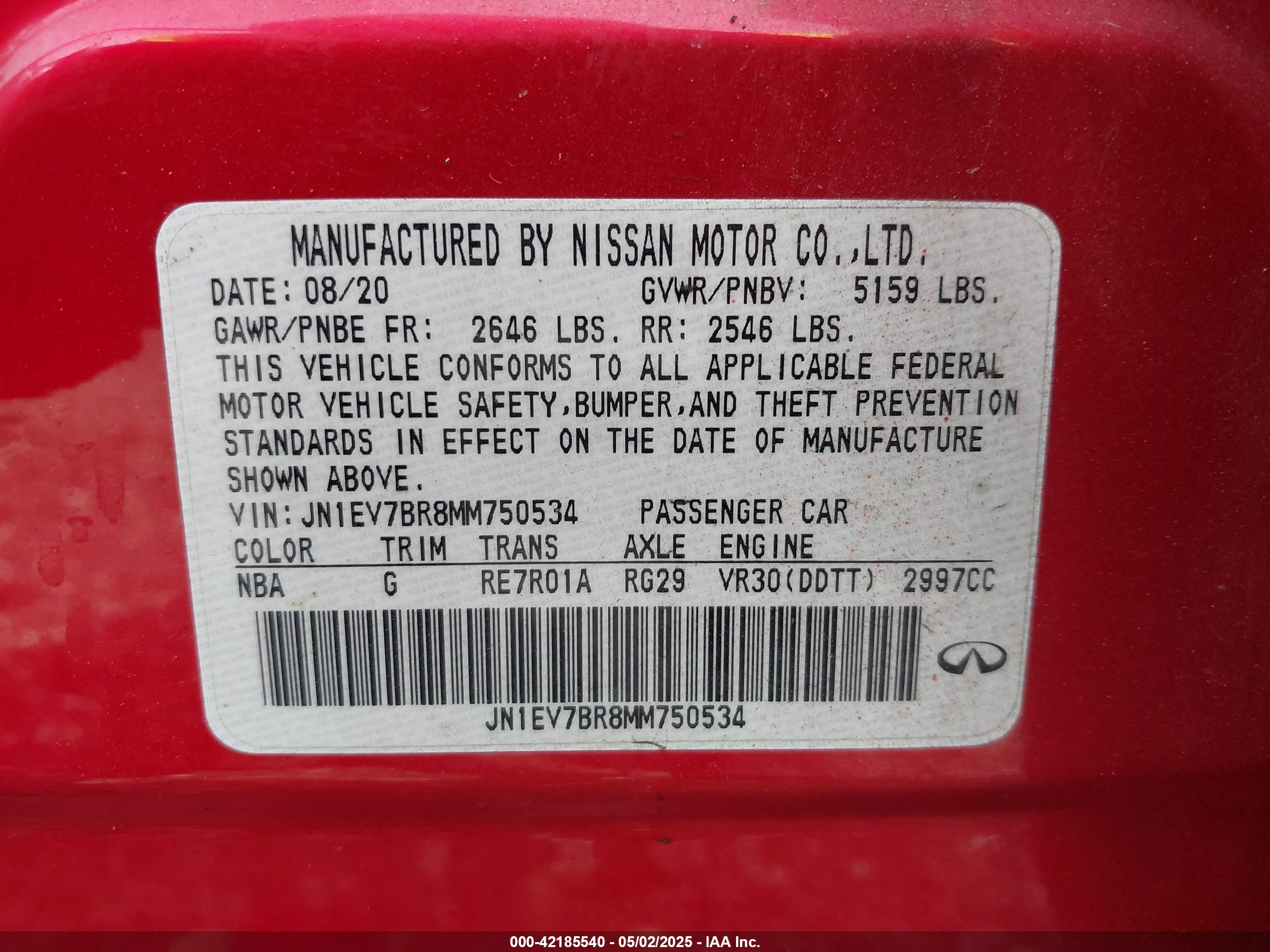INFINITI Q50 image 9
