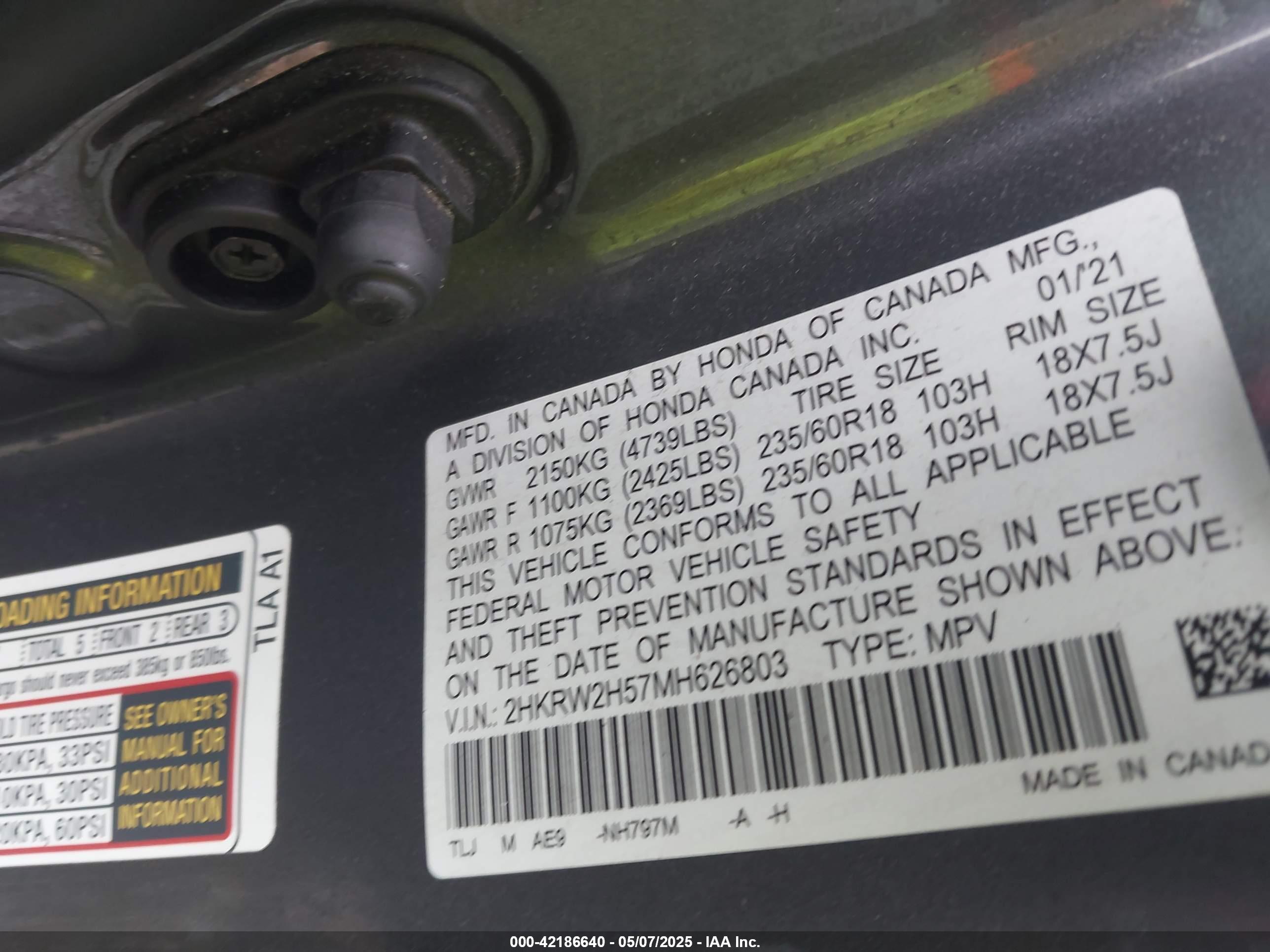 HONDA CR-V image 9