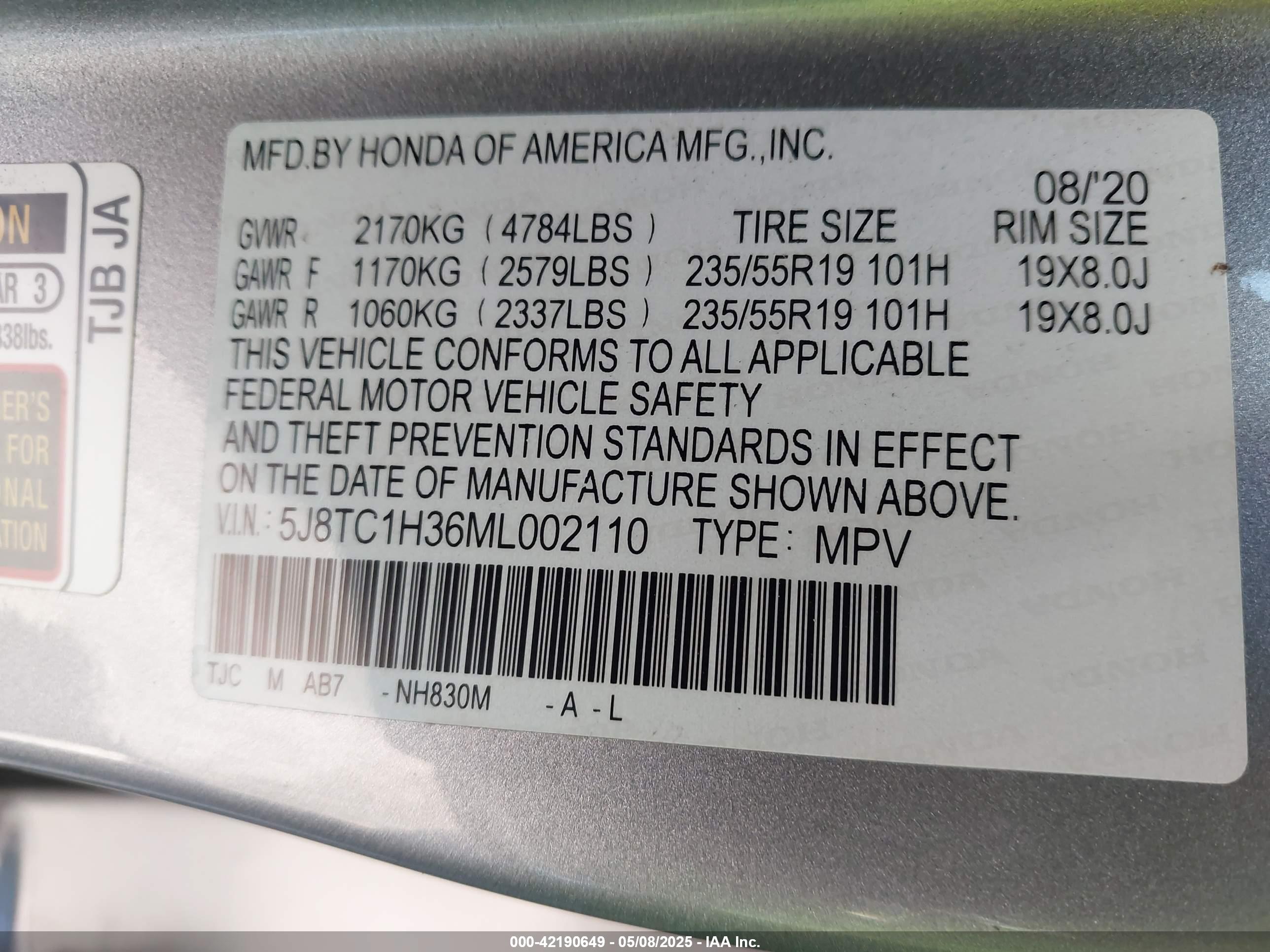 ACURA RDX image 9