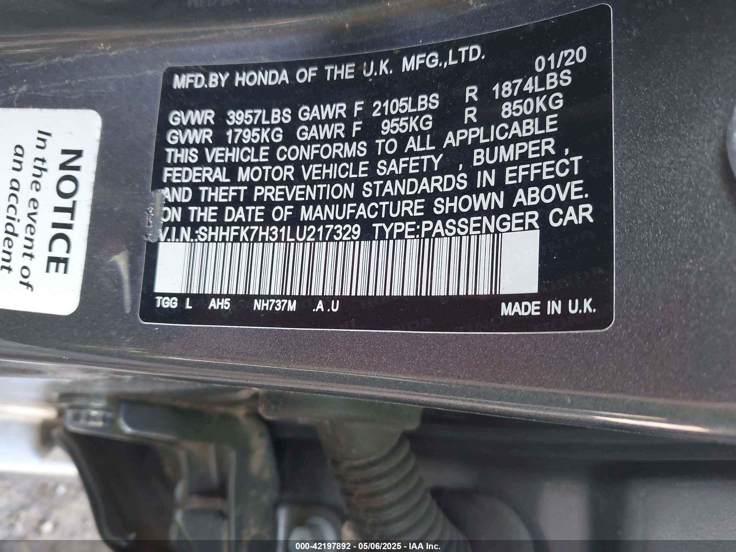 HONDA CIVIC image 9