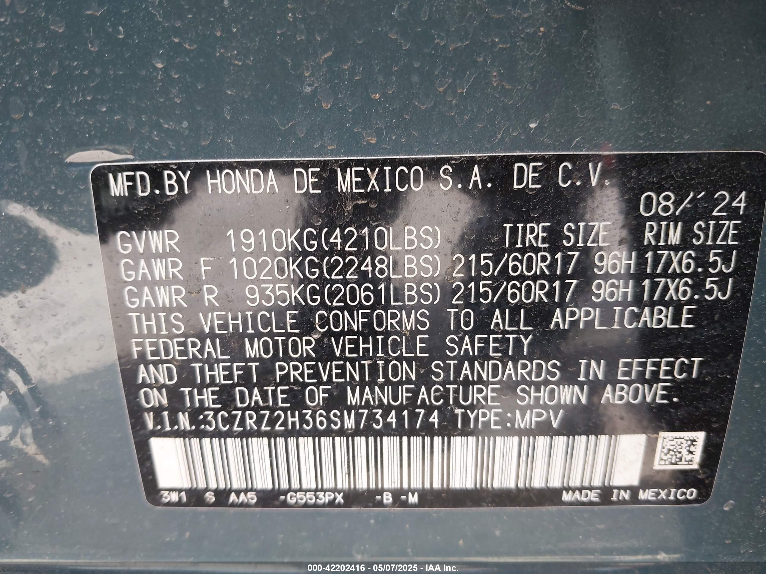 HONDA HR-V image 9