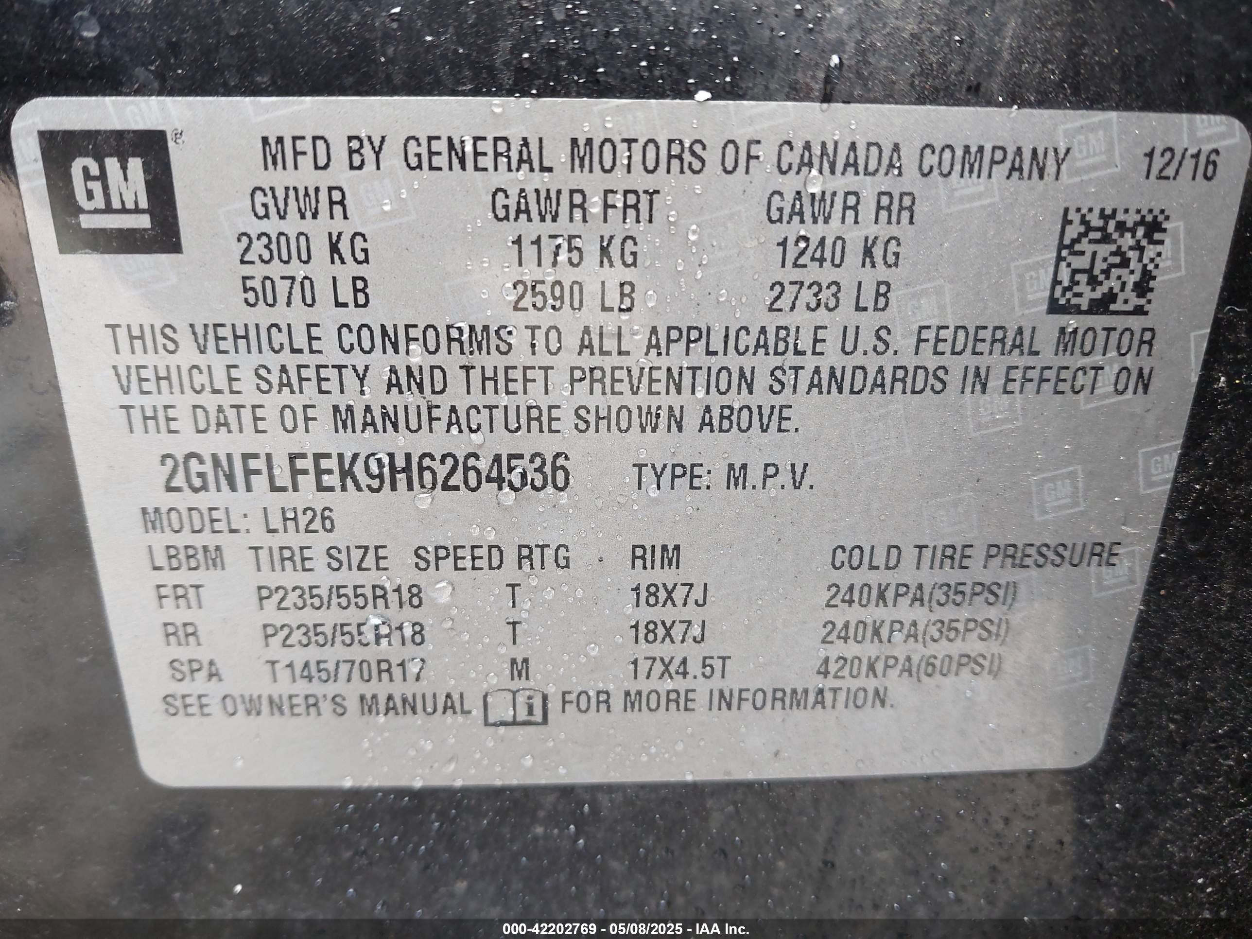 CHEVROLET EQUINOX image 9