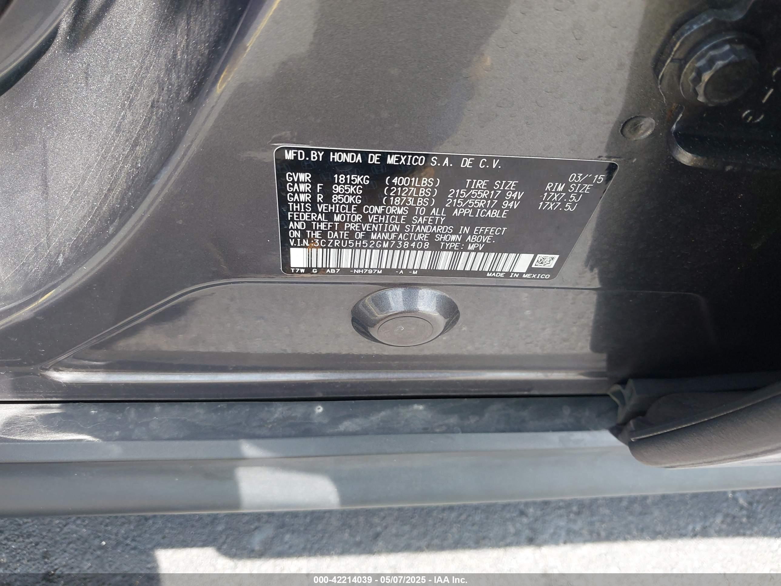 HONDA HR-V image 9