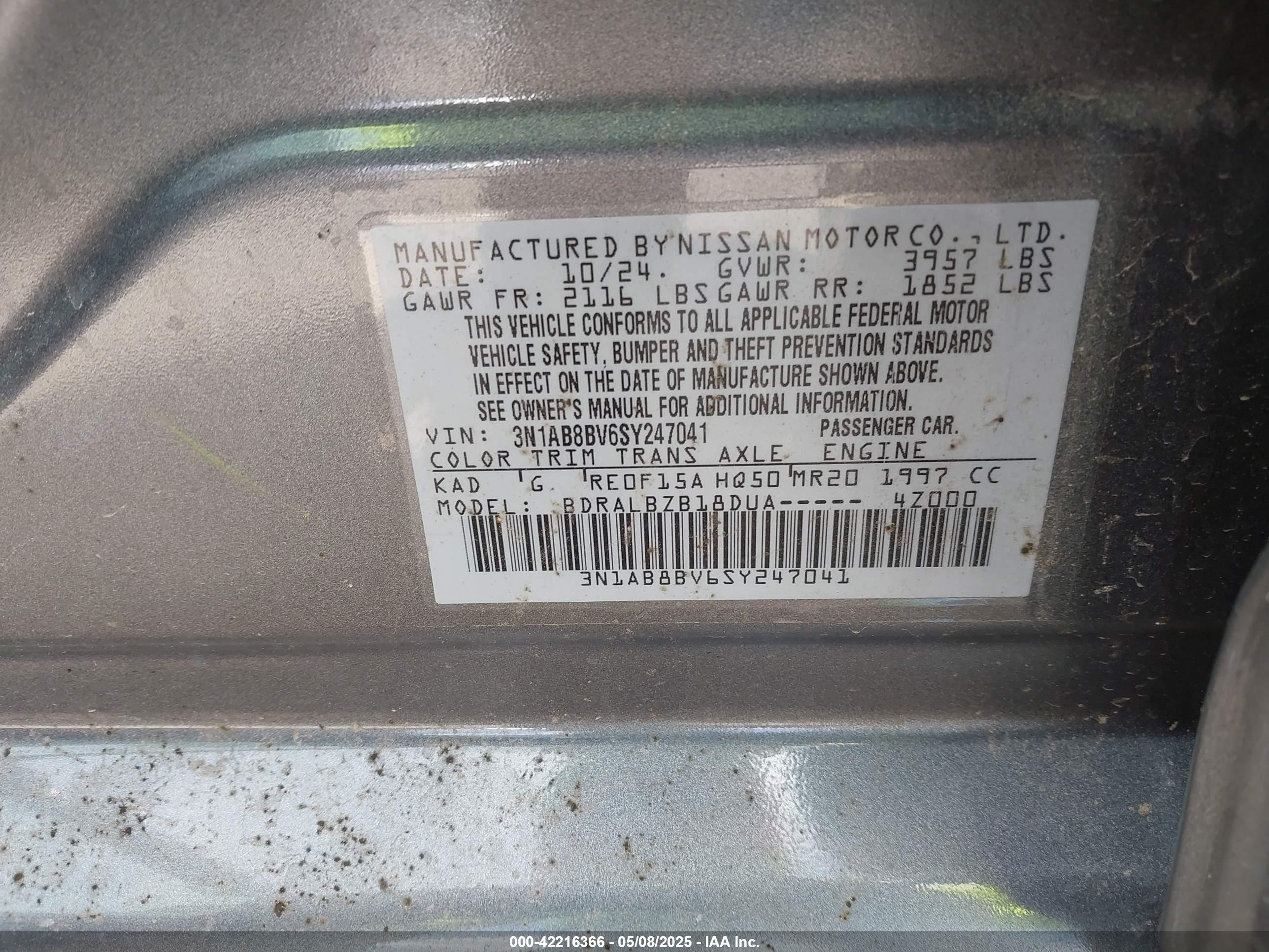 NISSAN SENTRA image 9