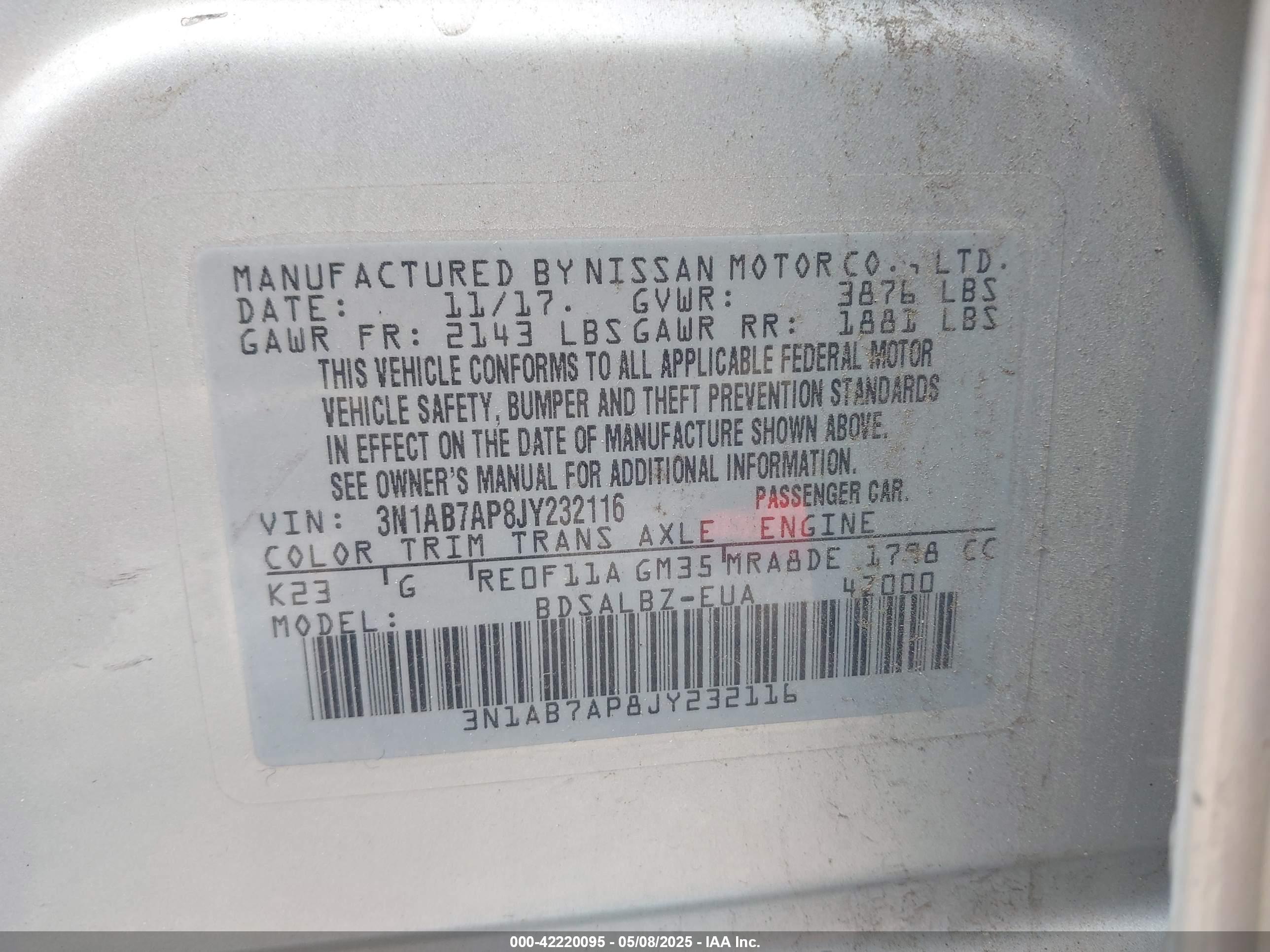 NISSAN SENTRA image 9