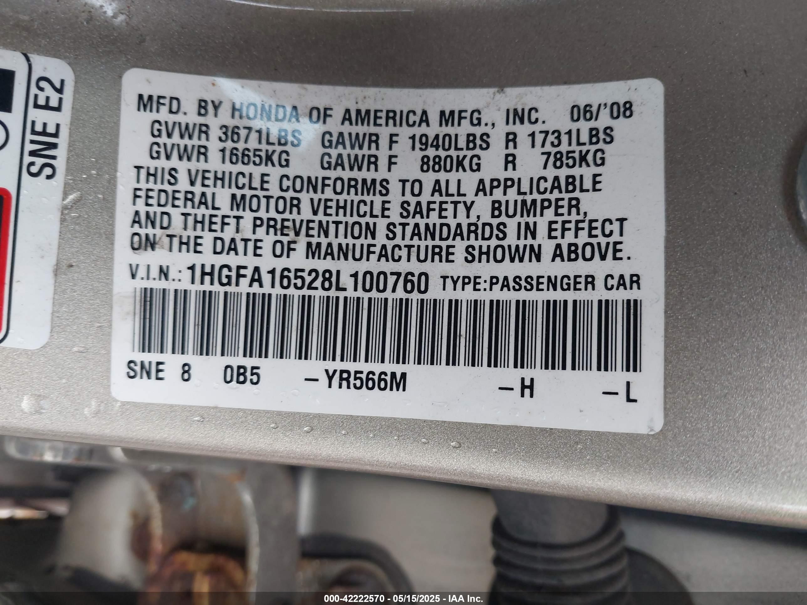 HONDA CIVIC image 9