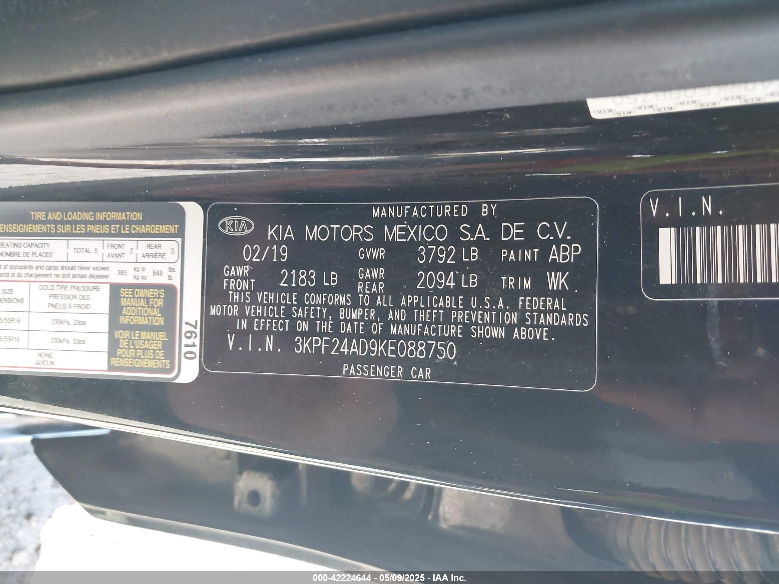 KIA FORTE image 9