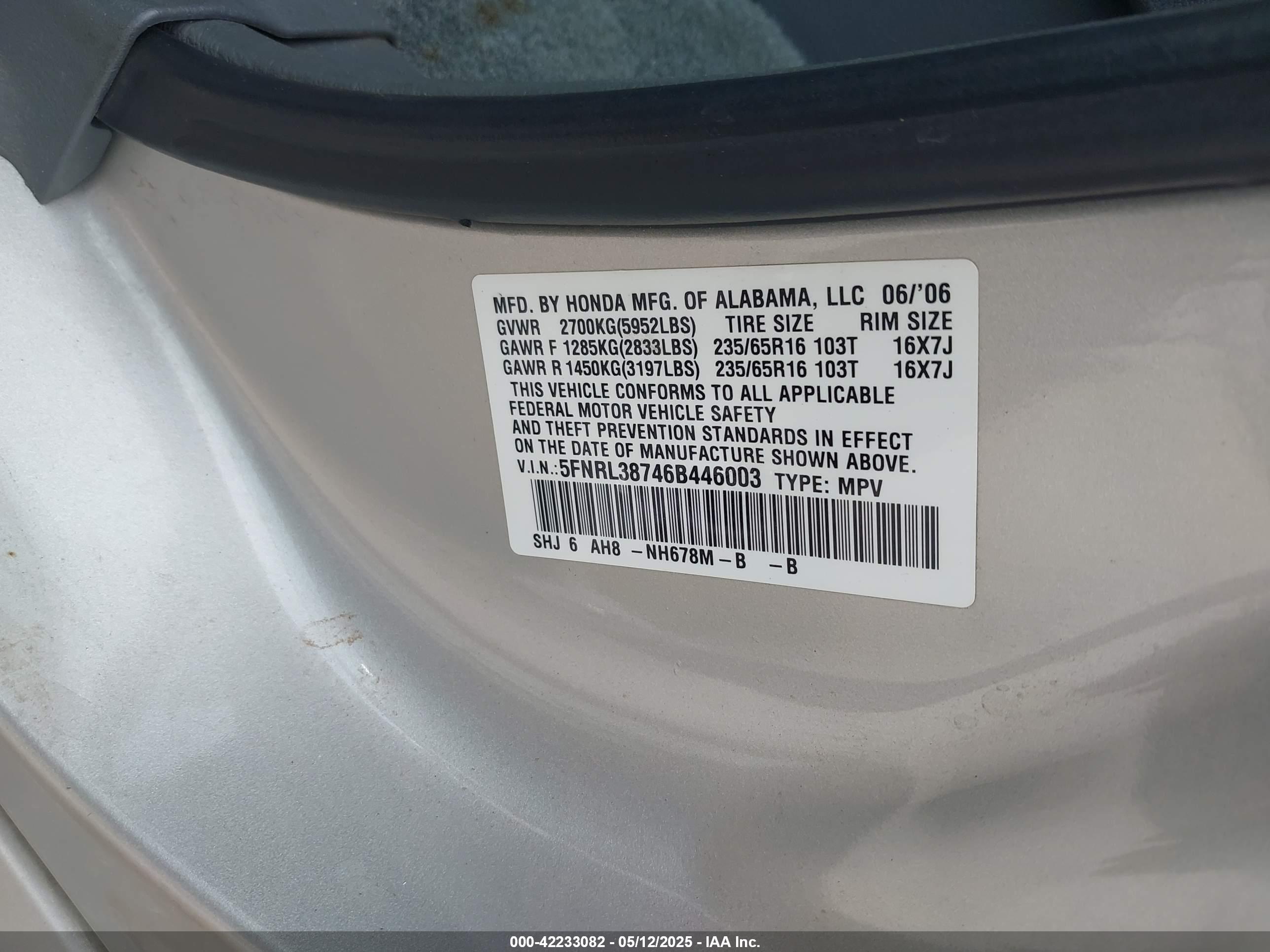 HONDA ODYSSEY image 9