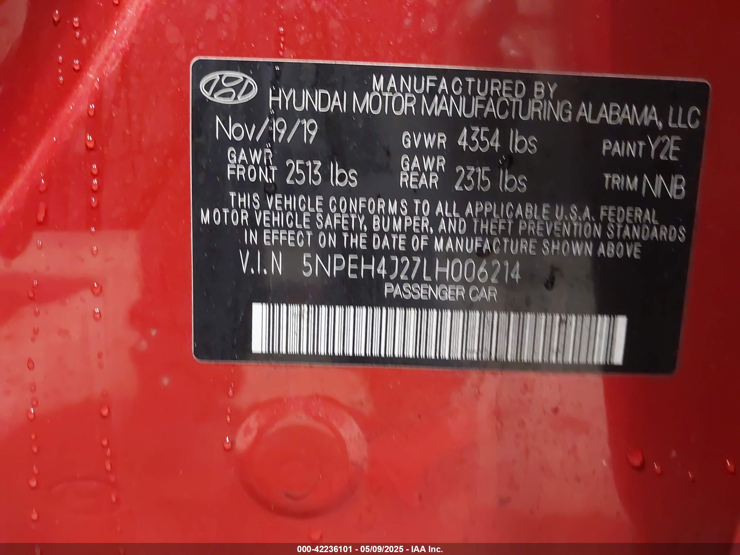 HYUNDAI SONATA image 9