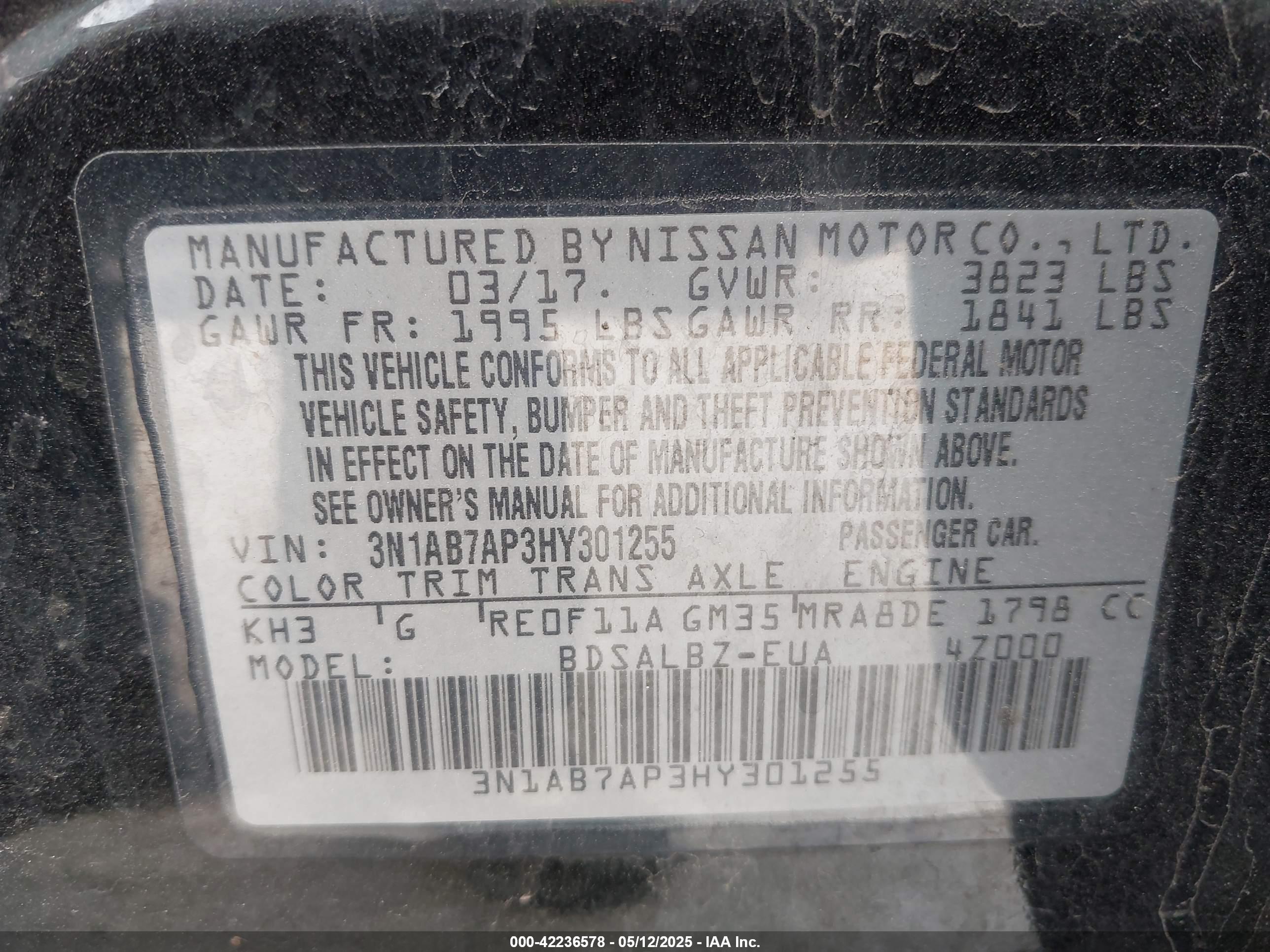 NISSAN SENTRA image 9