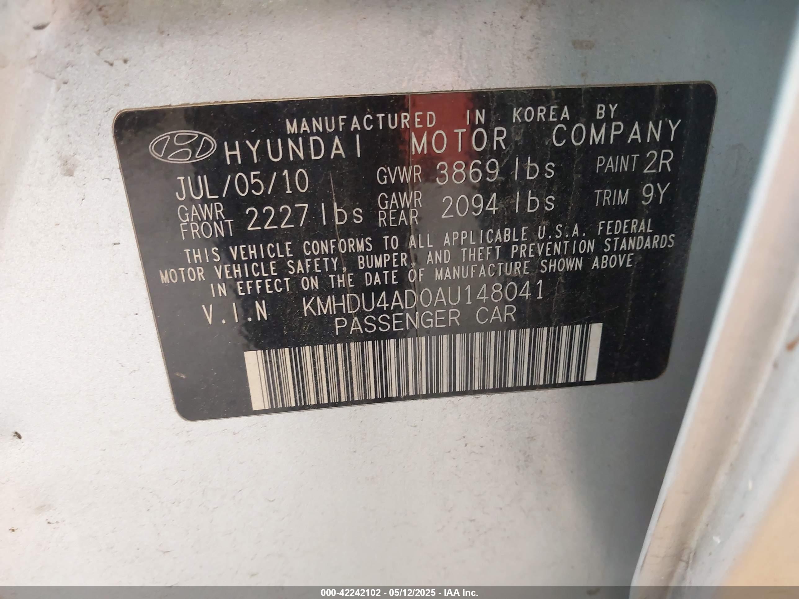 HYUNDAI ELANTRA image 9