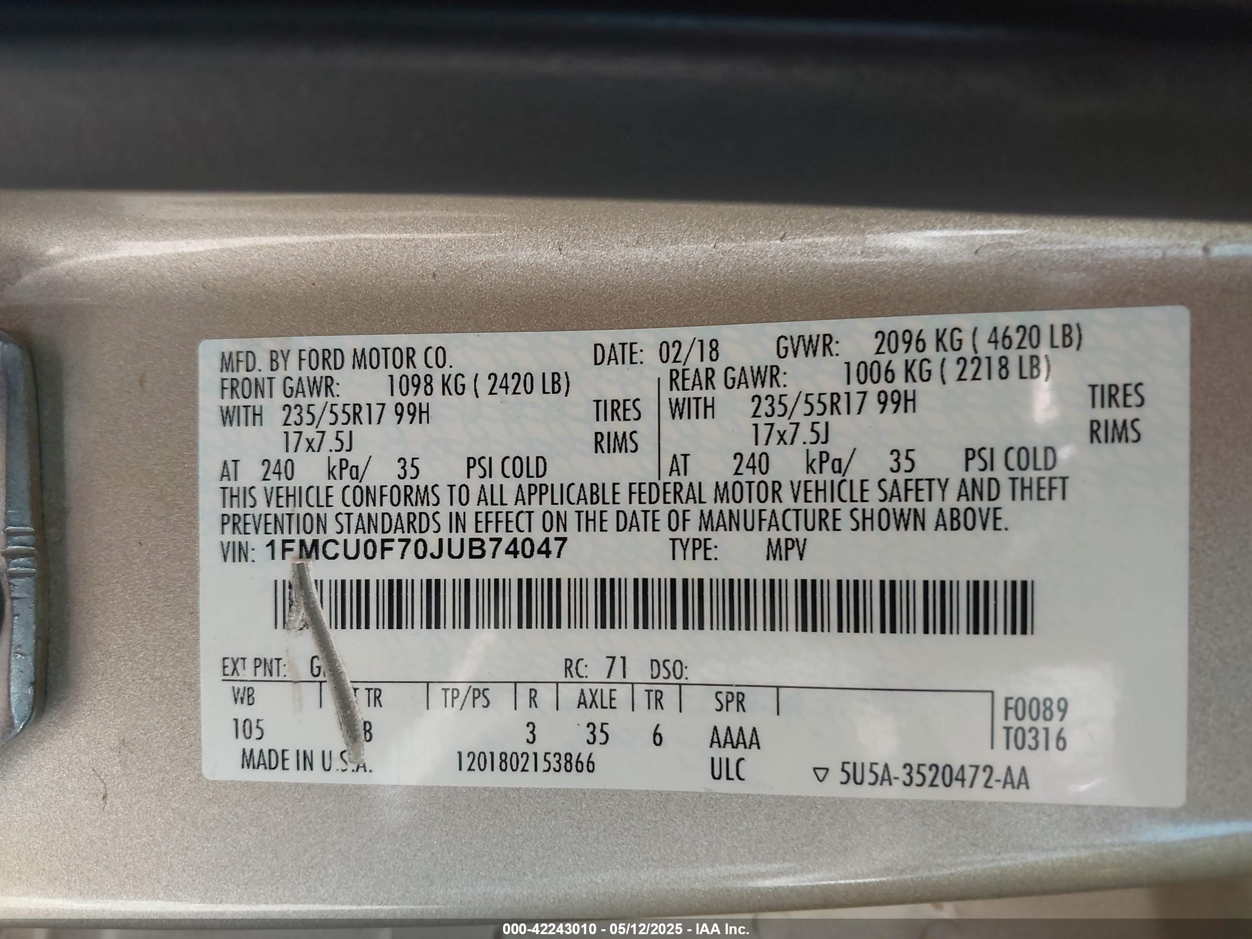 FORD ESCAPE image 9