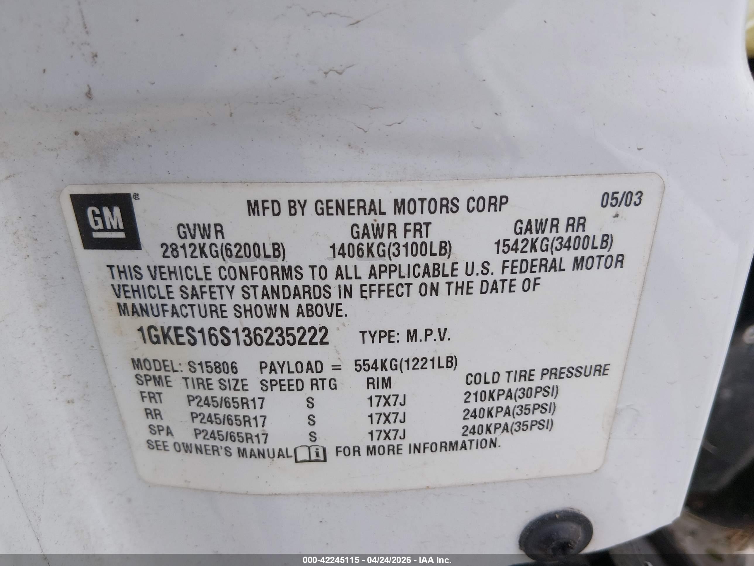 GMC ENVOY image 9