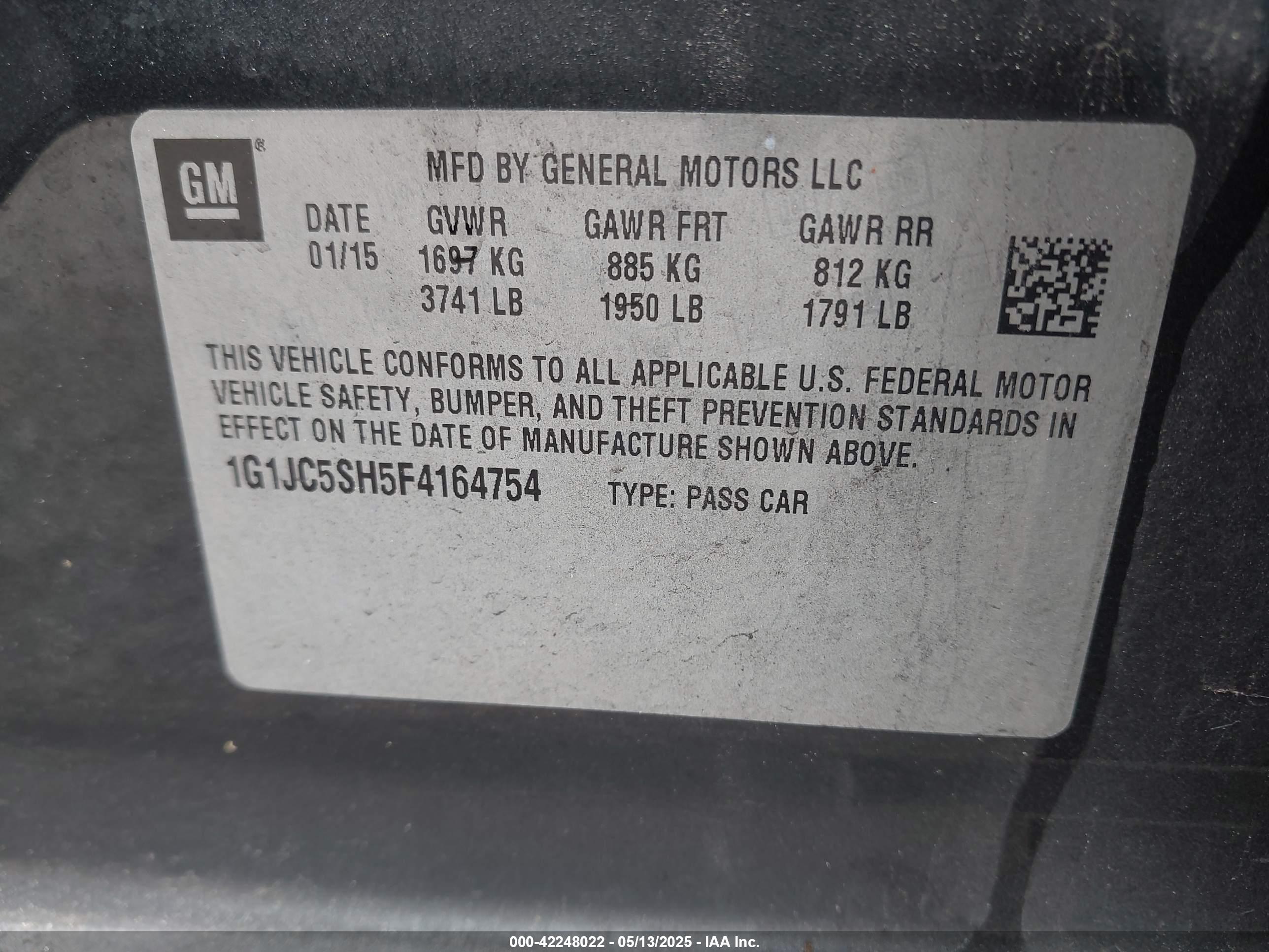 CHEVROLET SONIC image 9