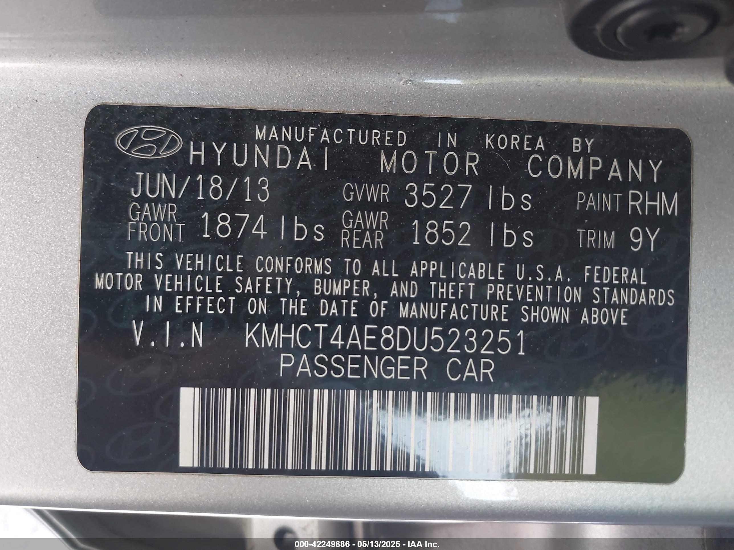 HYUNDAI ACCENT image 9