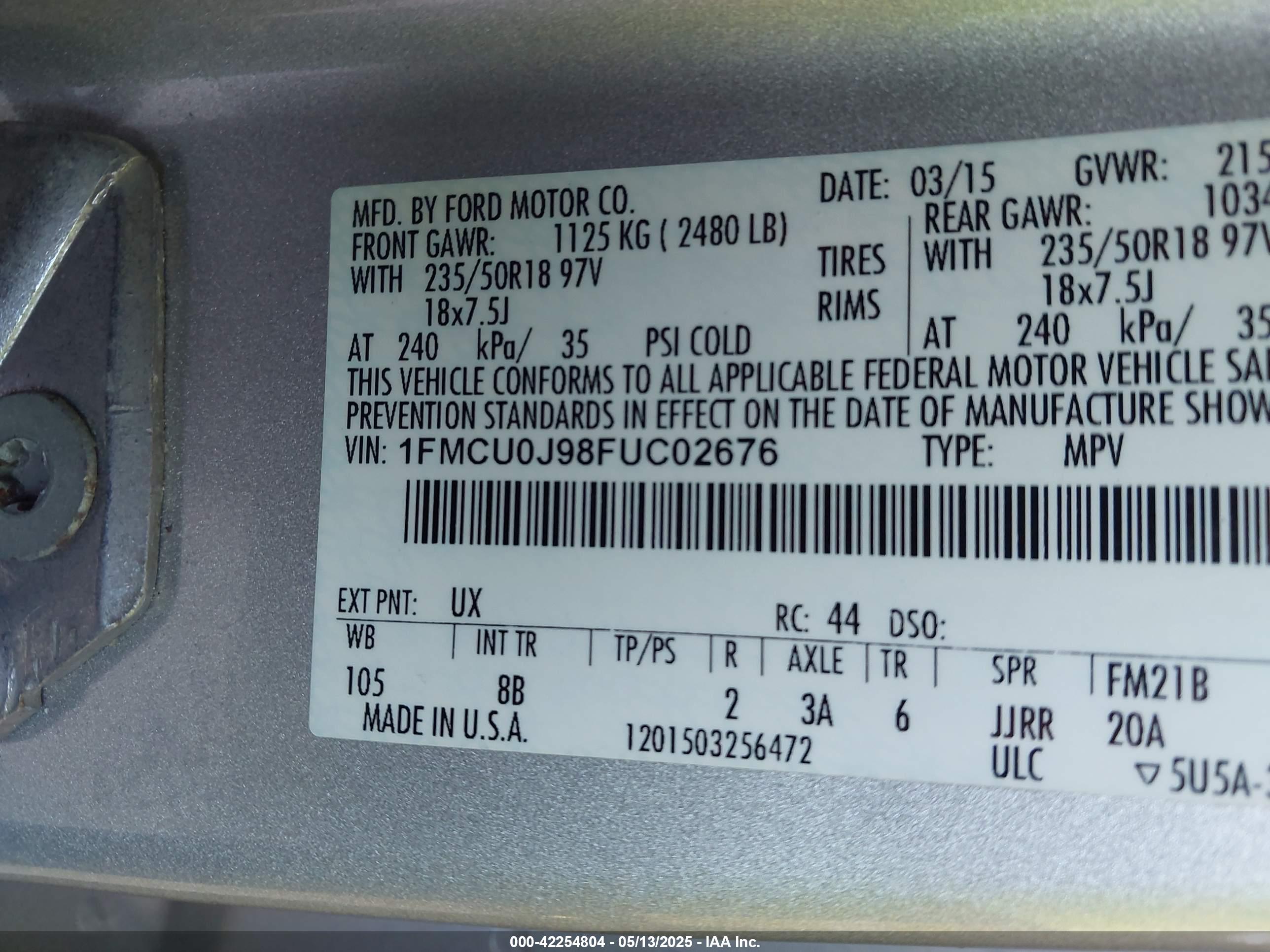 FORD ESCAPE image 9