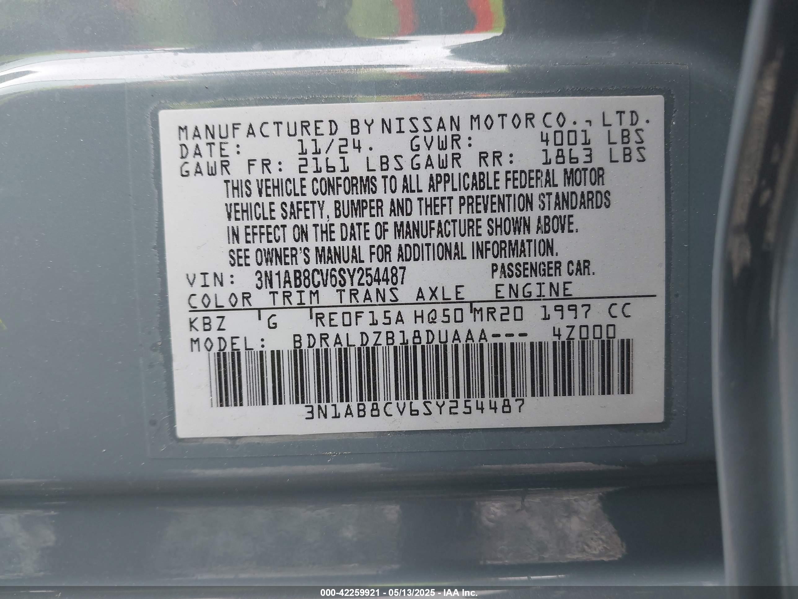 NISSAN SENTRA image 9
