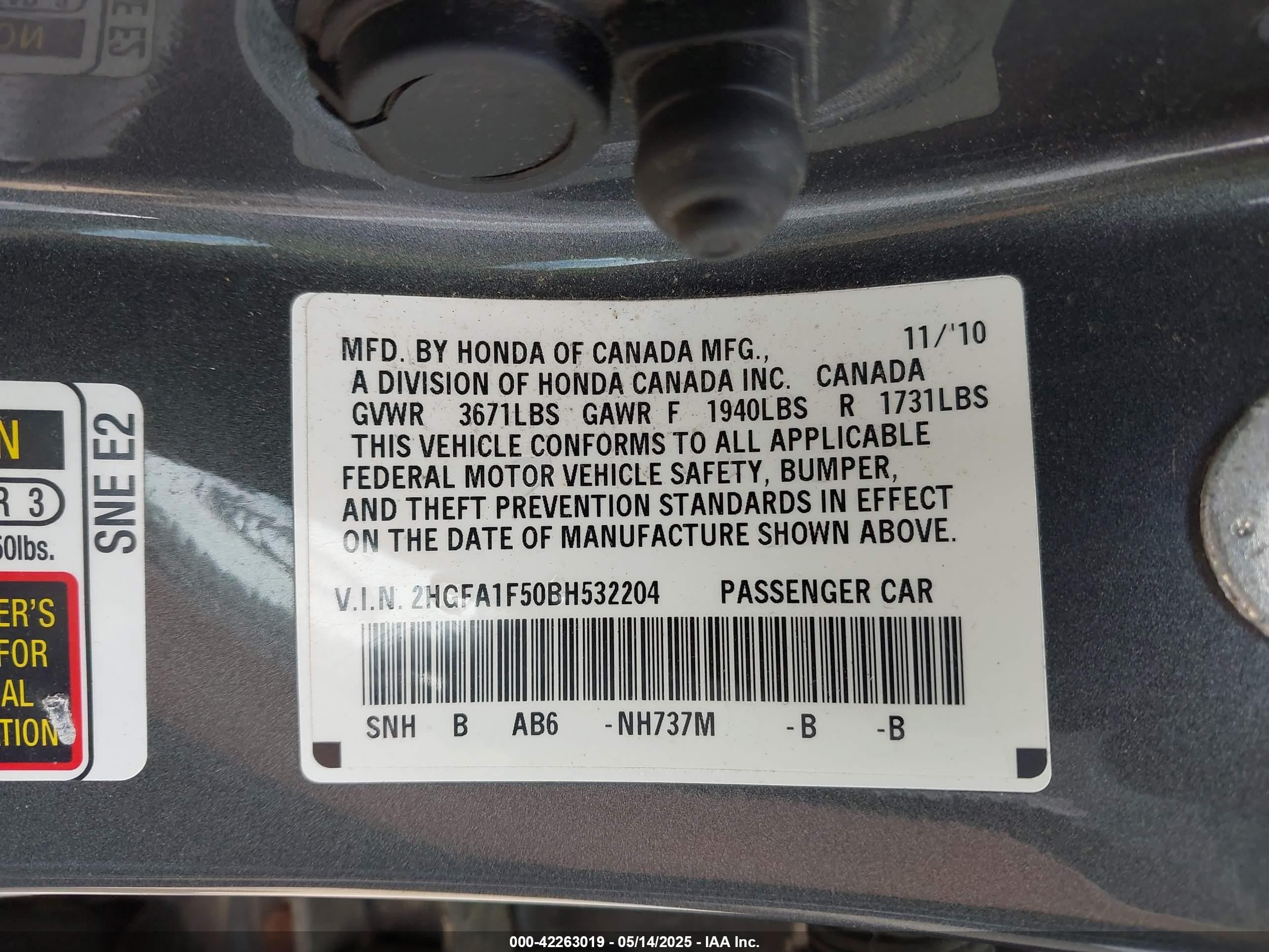 HONDA CIVIC image 9