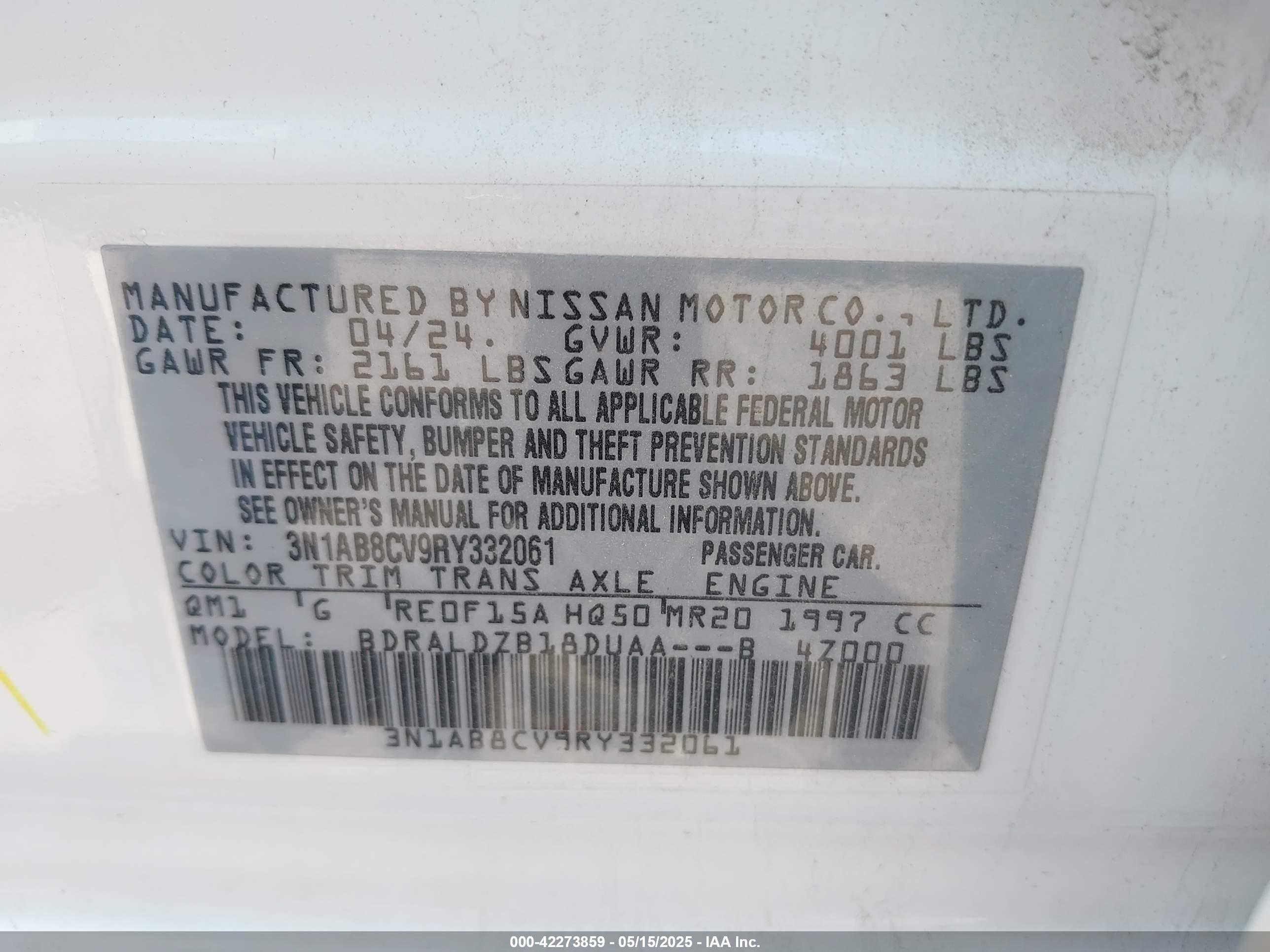 NISSAN SENTRA image 9