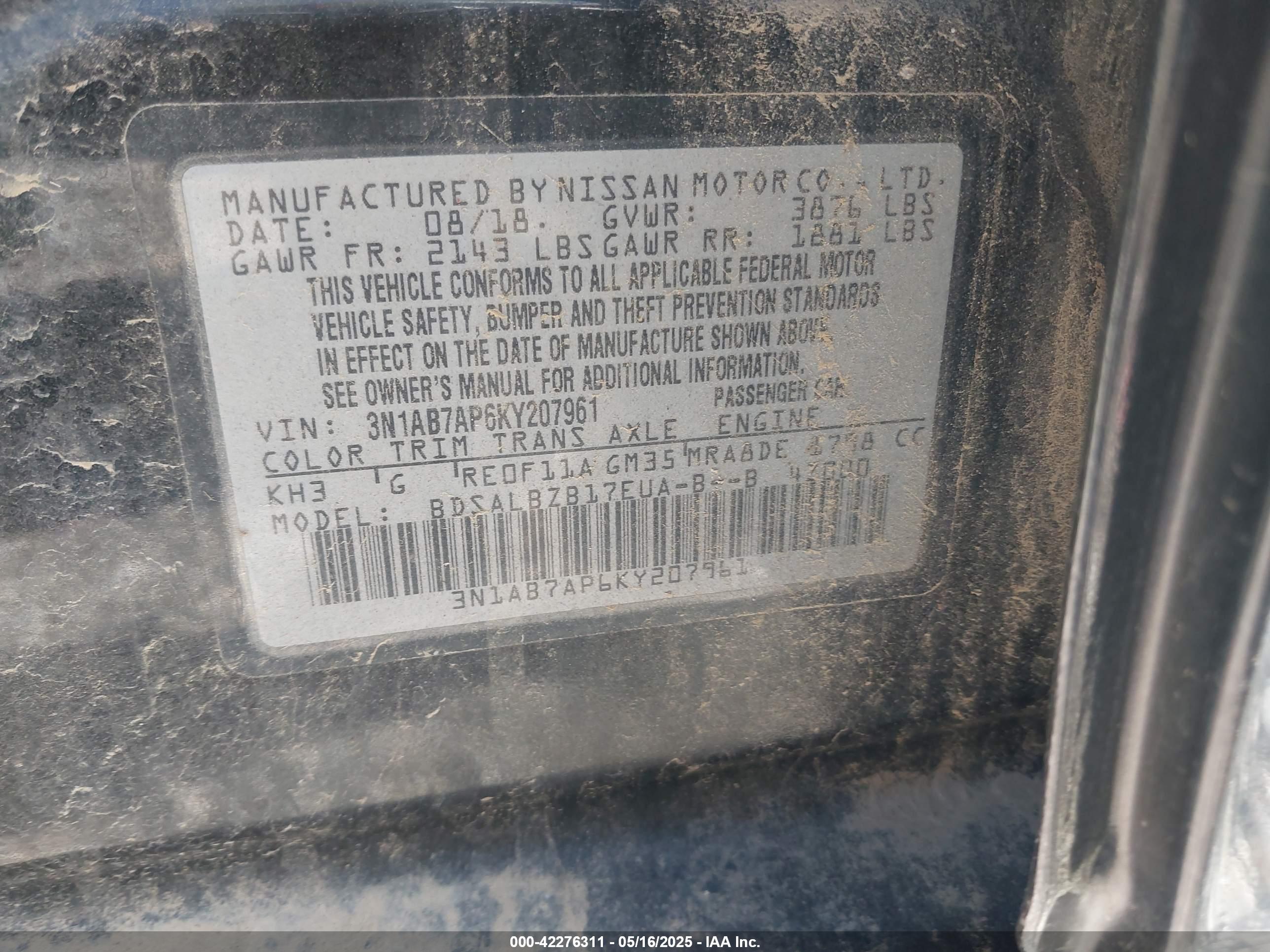 NISSAN SENTRA image 9