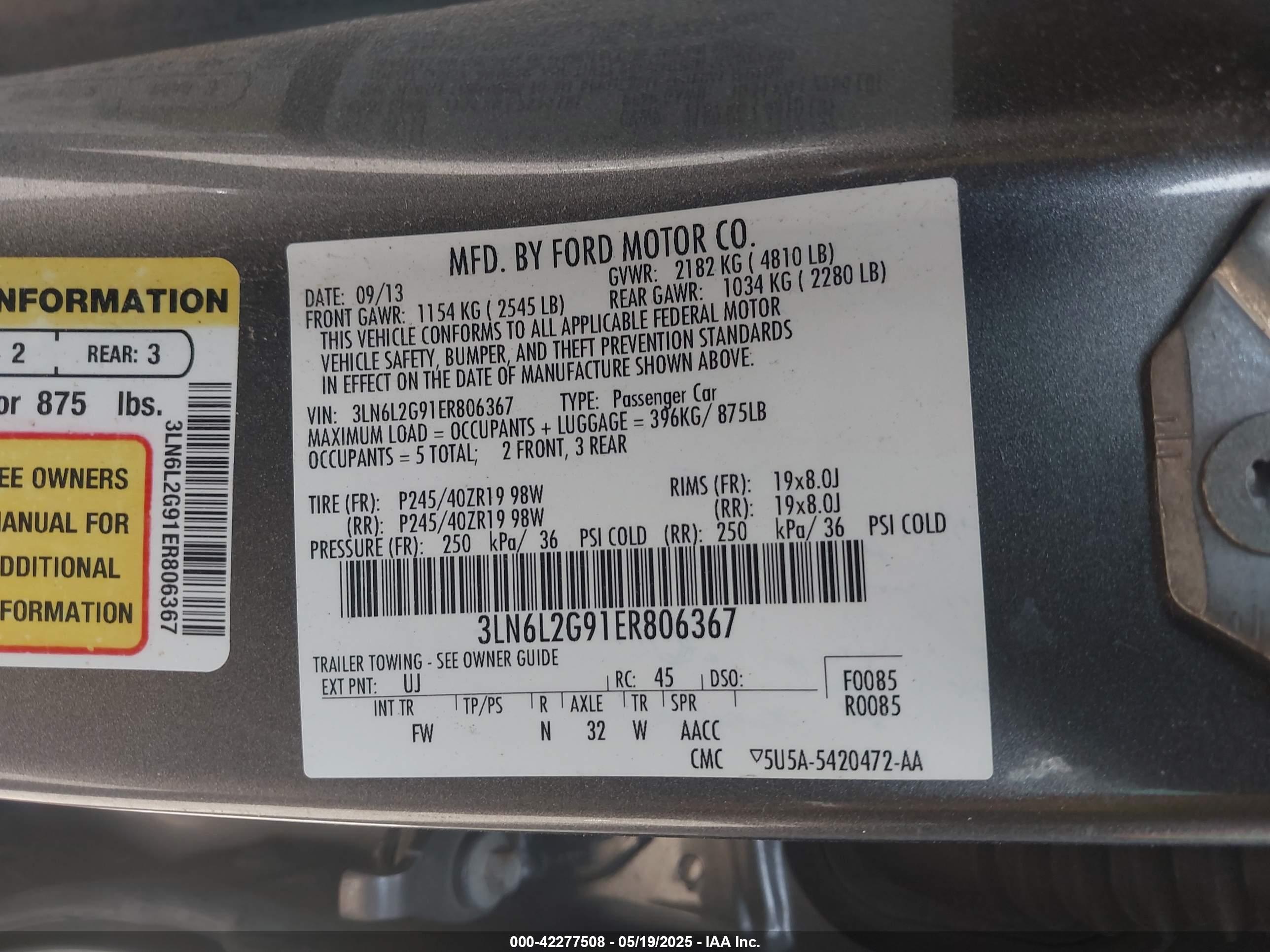LINCOLN MKZ image 9