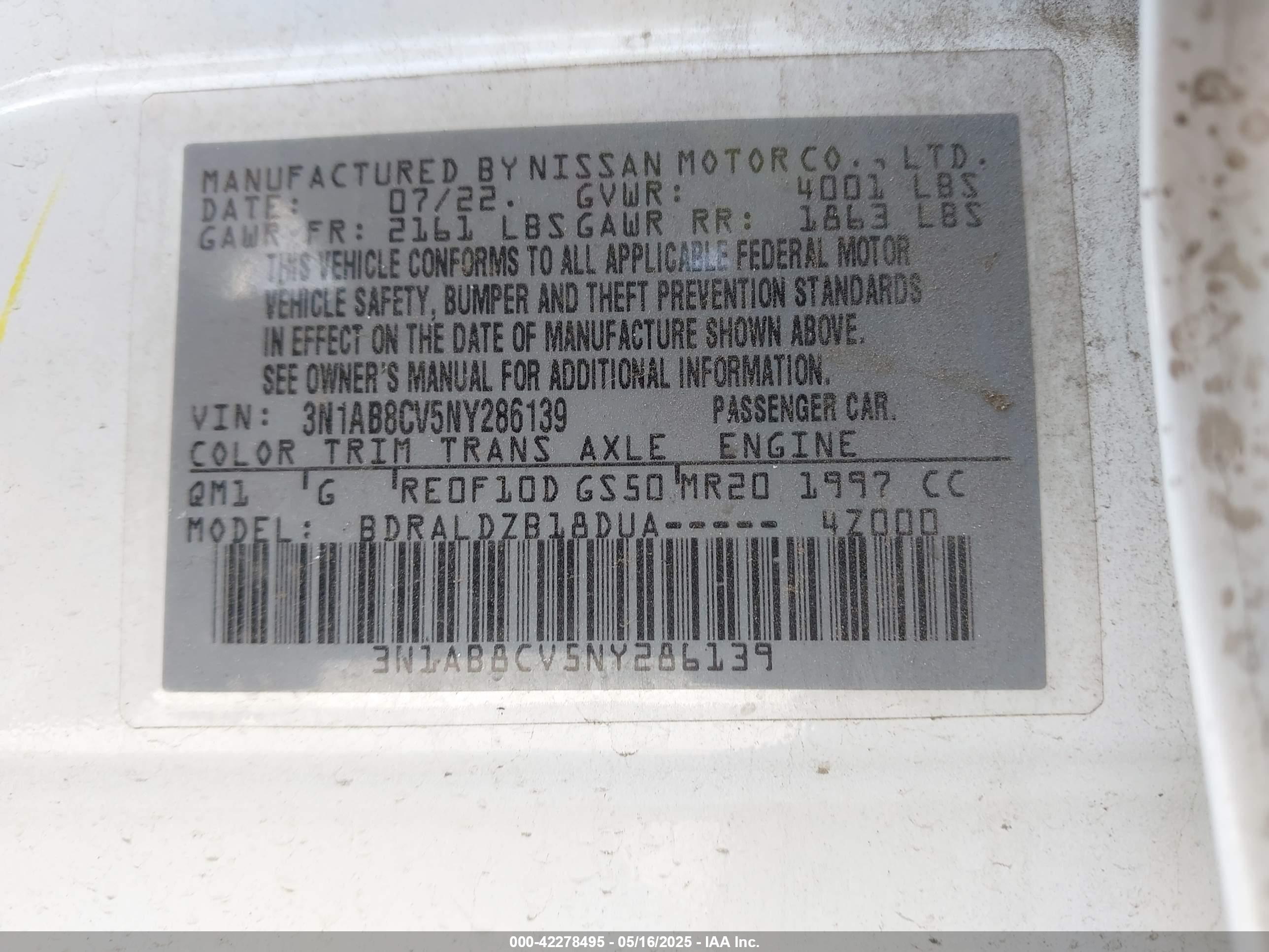 NISSAN SENTRA image 9