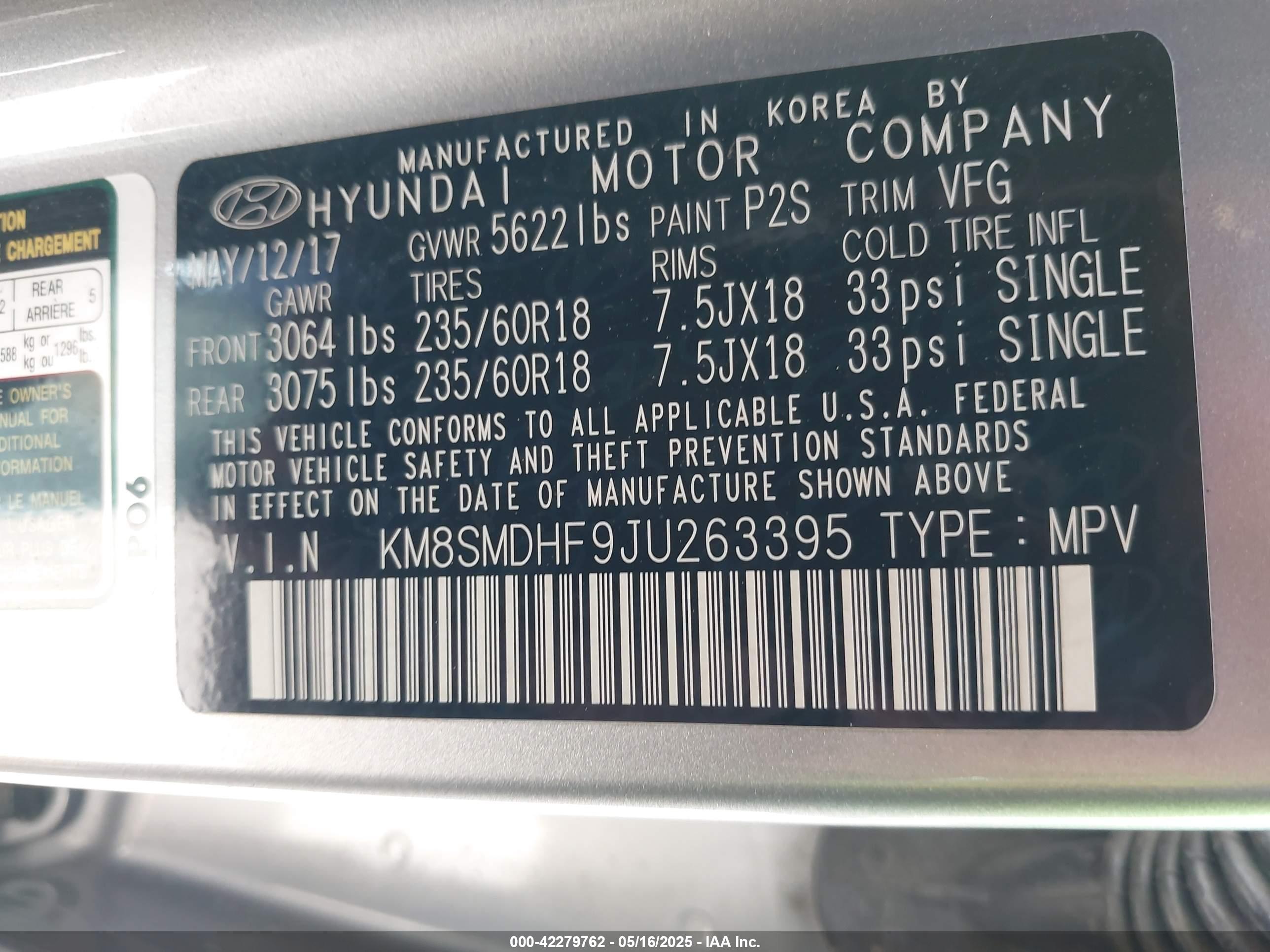 HYUNDAI SANTA image 9