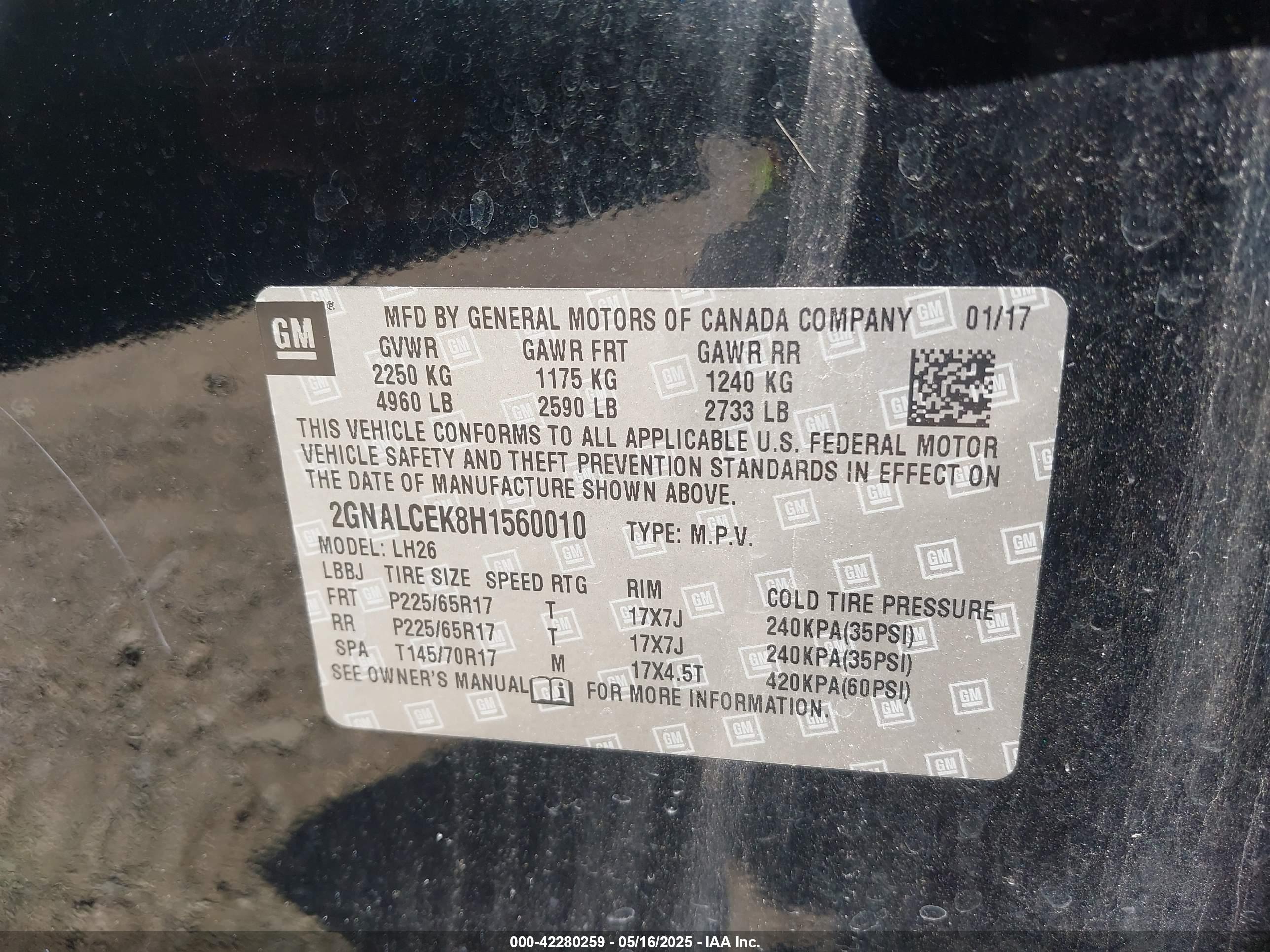 CHEVROLET EQUINOX image 9