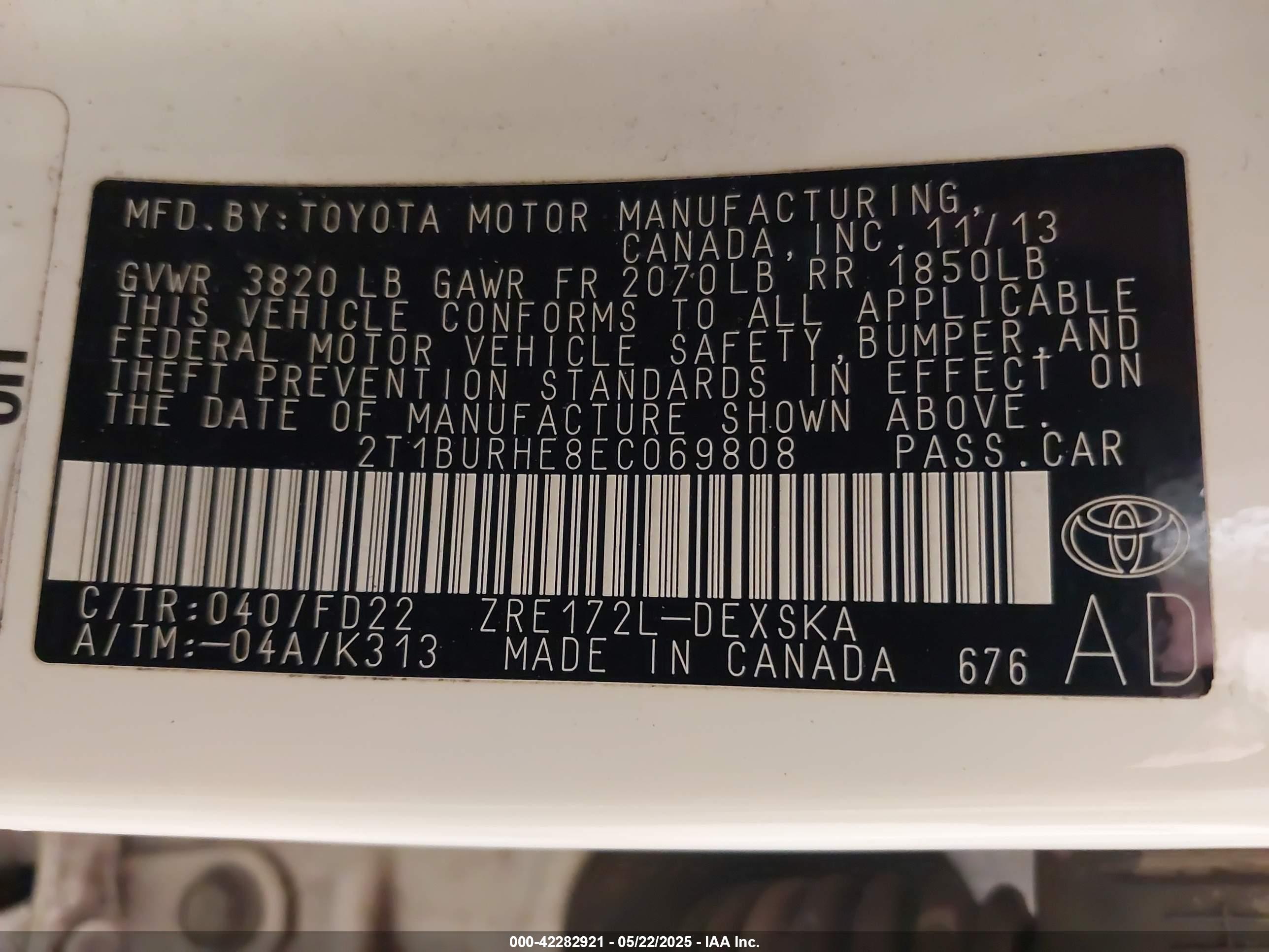 TOYOTA COROLLA image 9