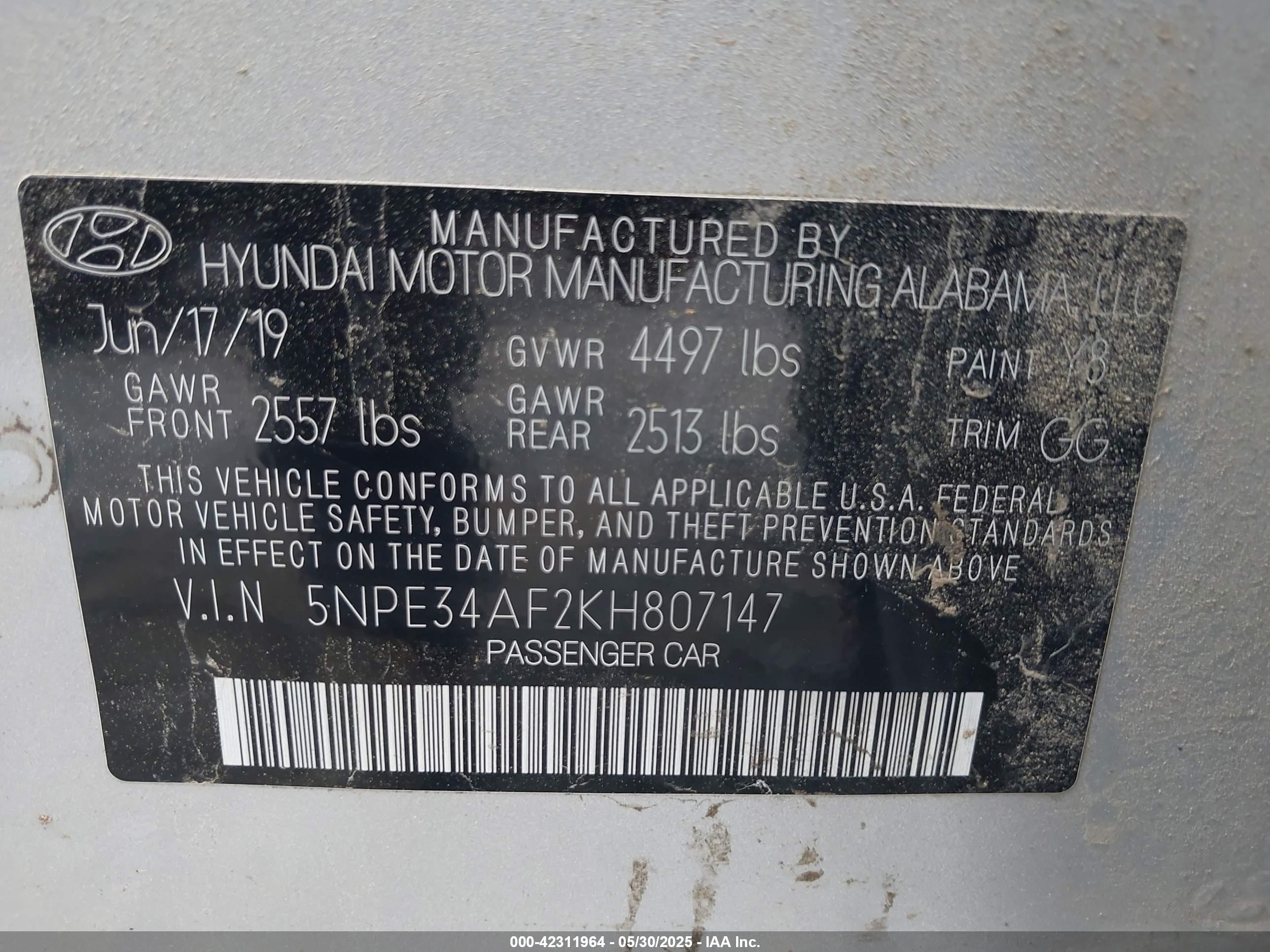 HYUNDAI SONATA image 9