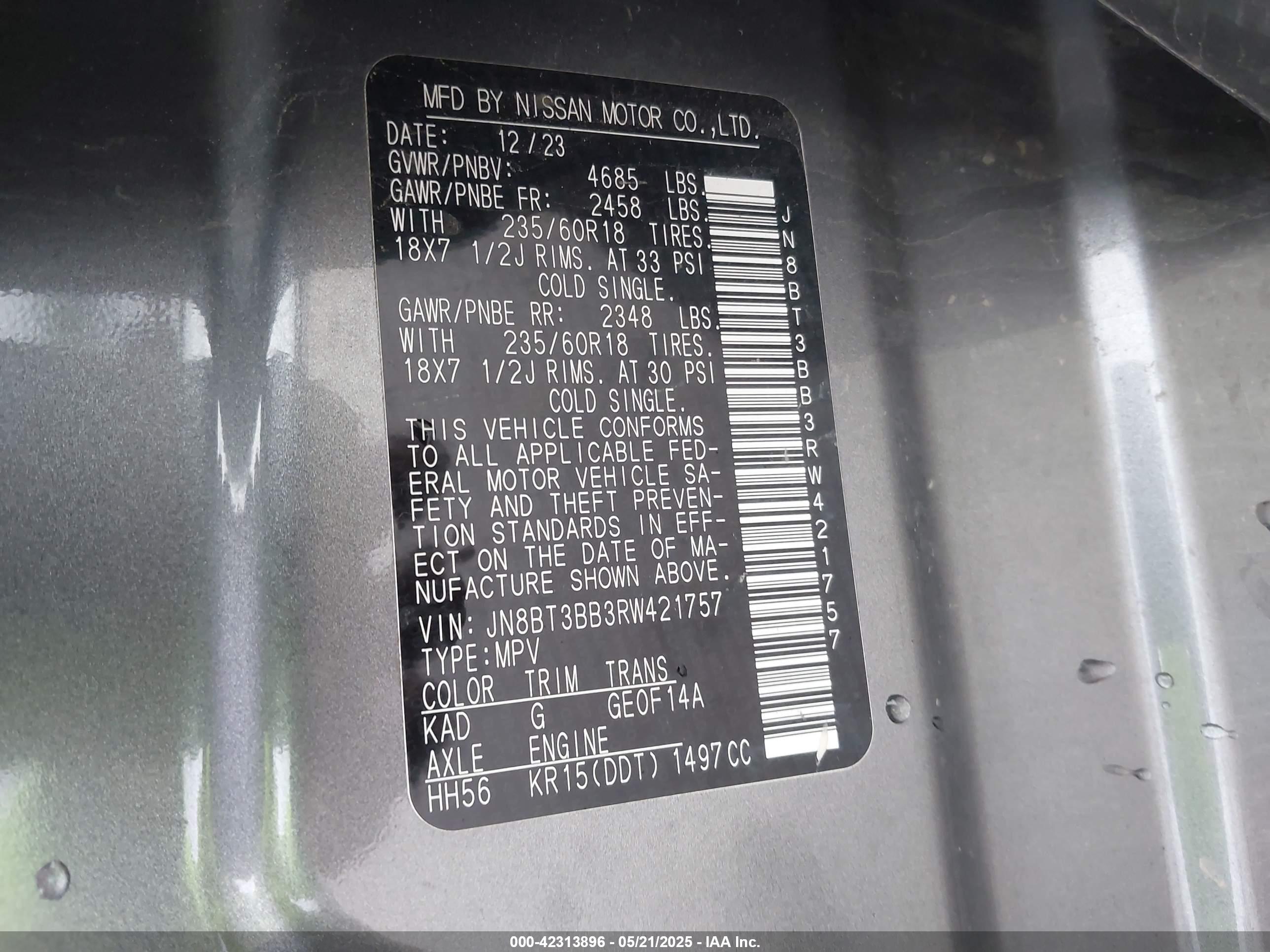 NISSAN ROGUE image 9