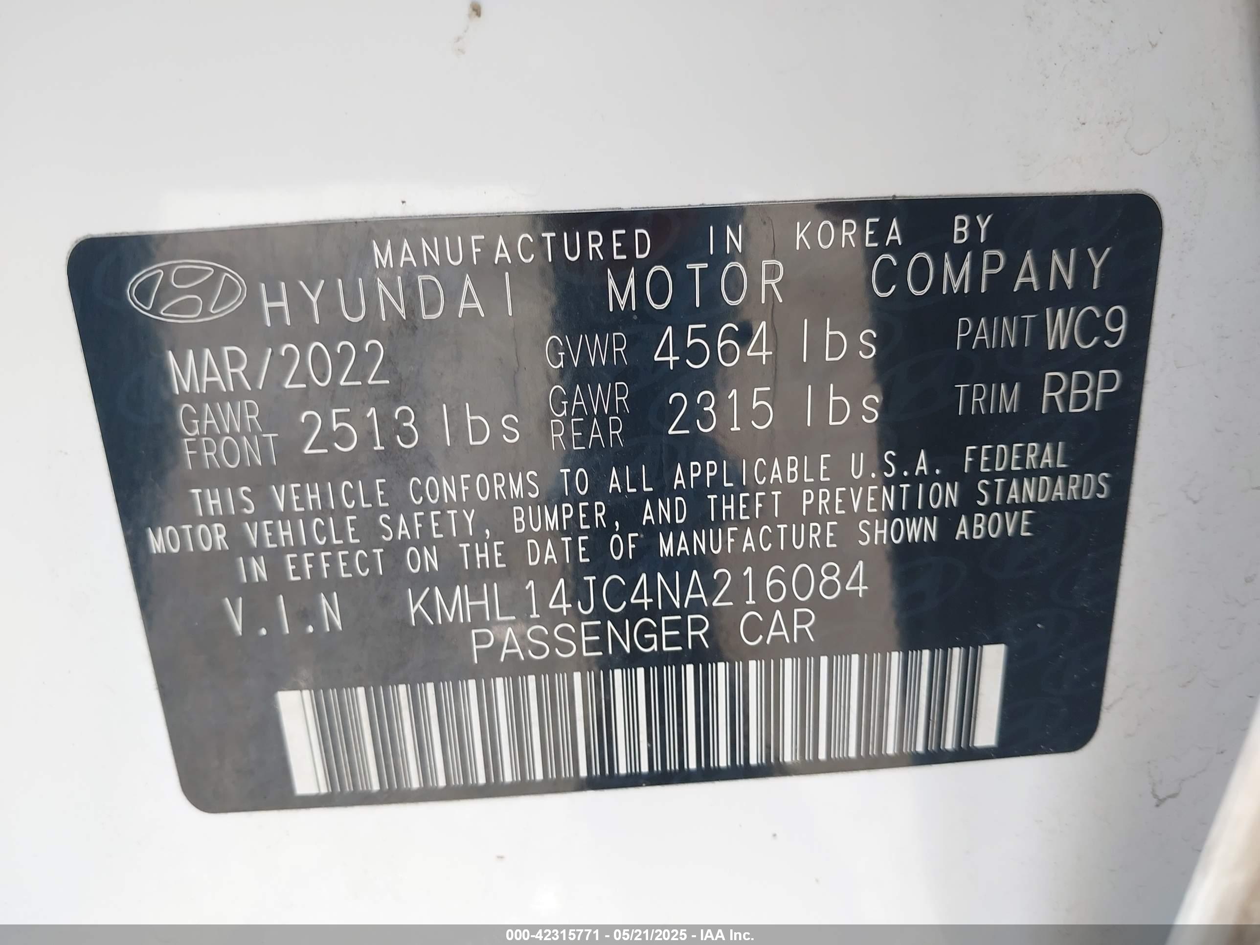 HYUNDAI SONATA image 9