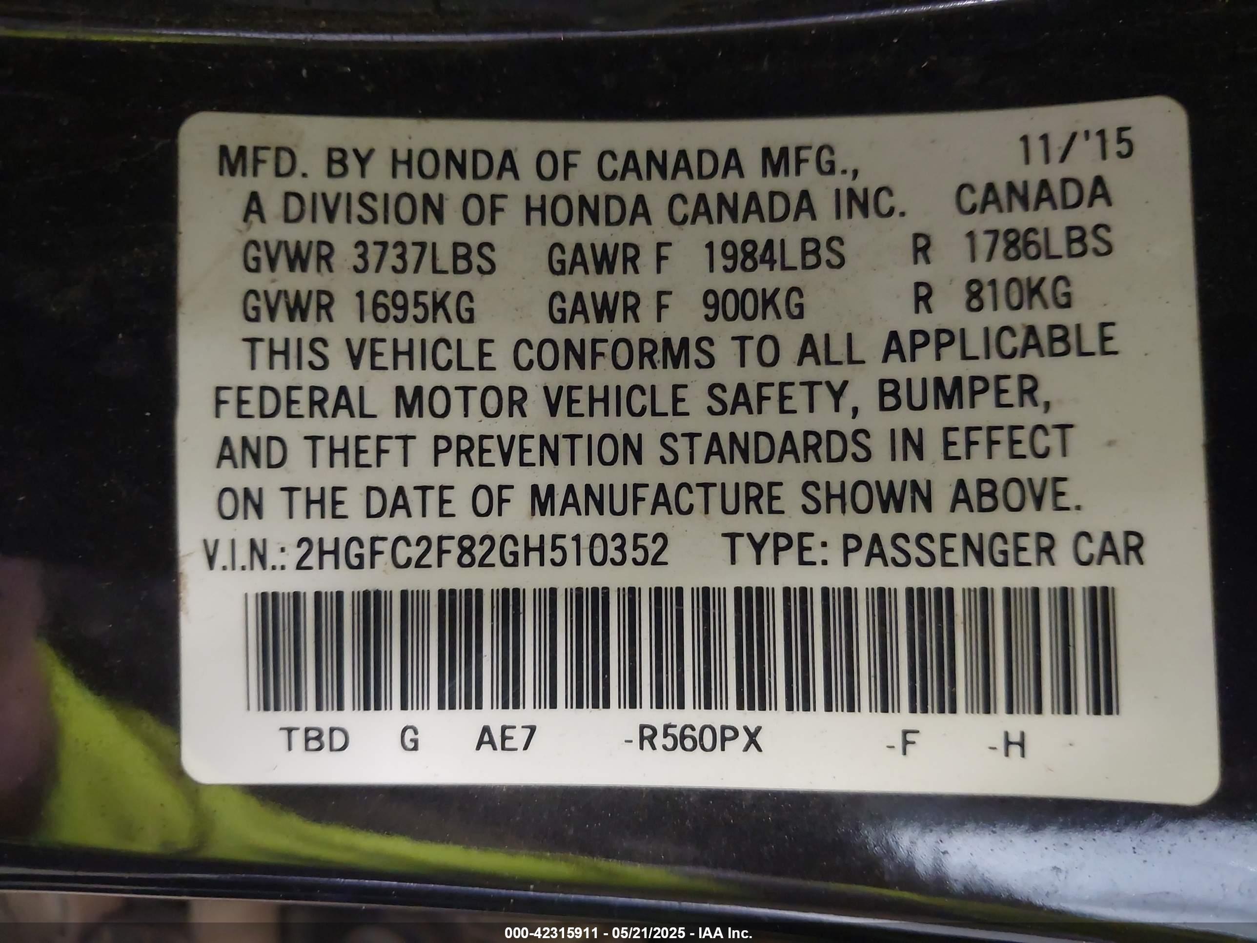 HONDA CIVIC image 9