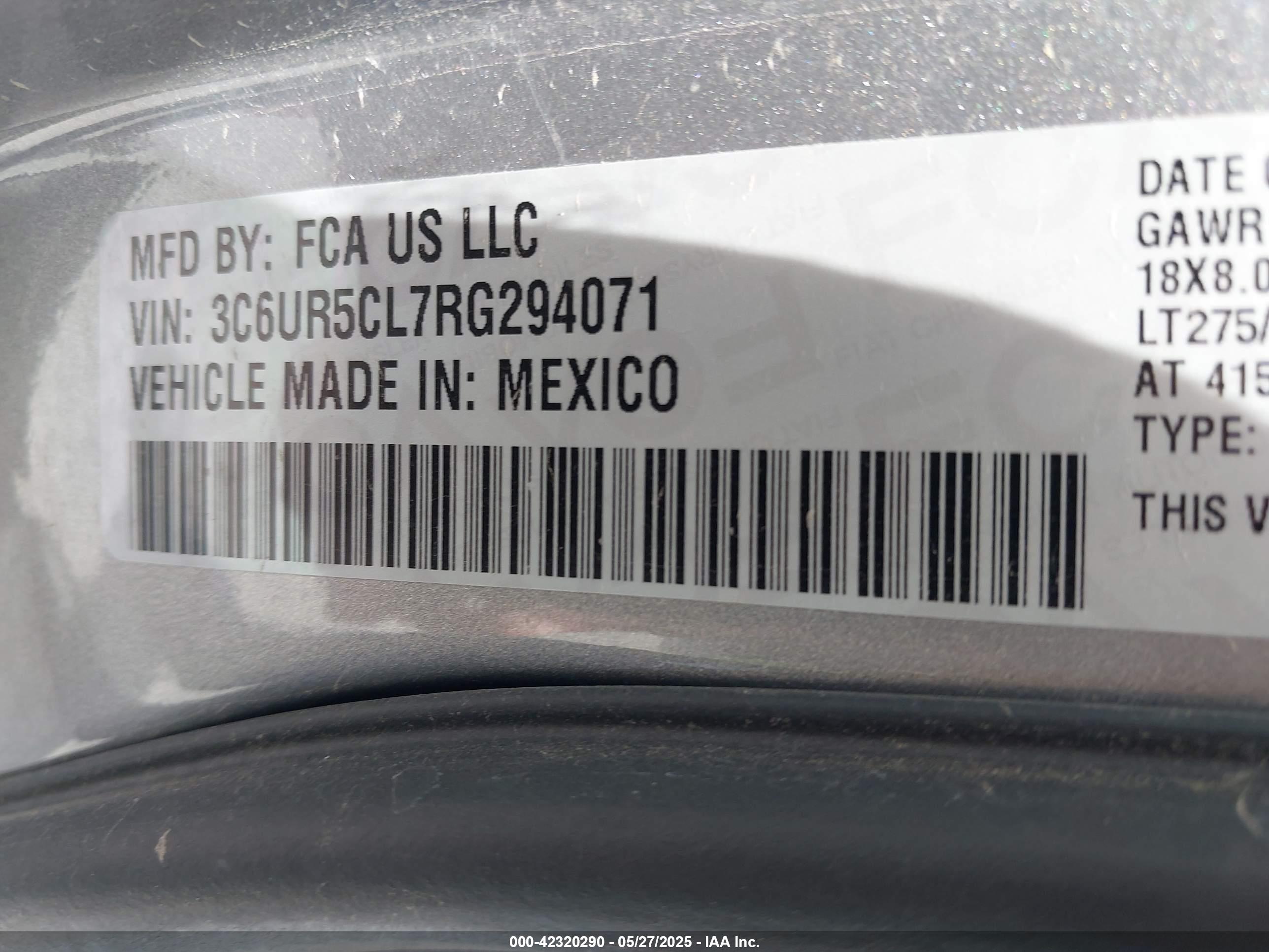 RAM 2500 image 9