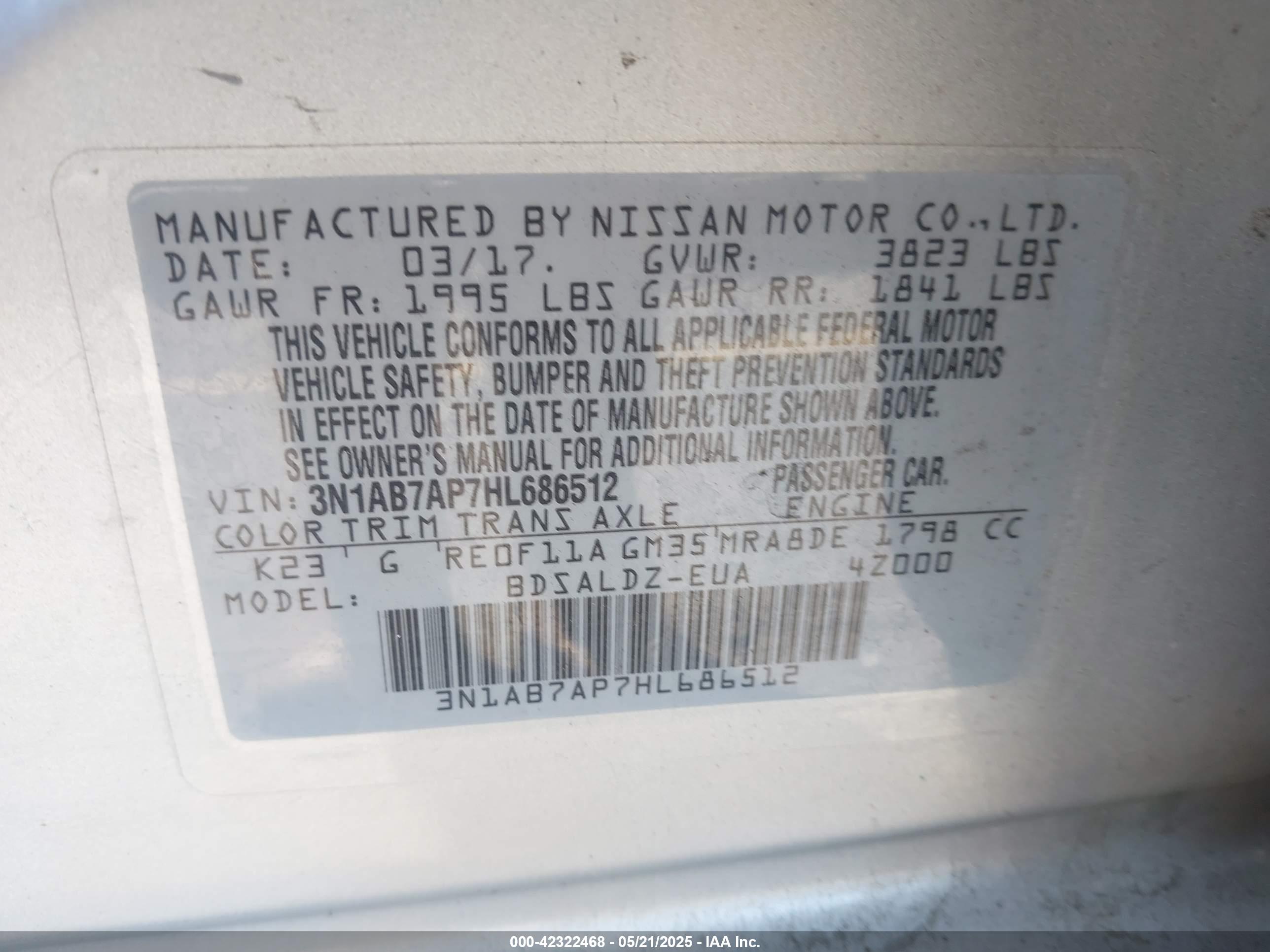 NISSAN SENTRA image 9