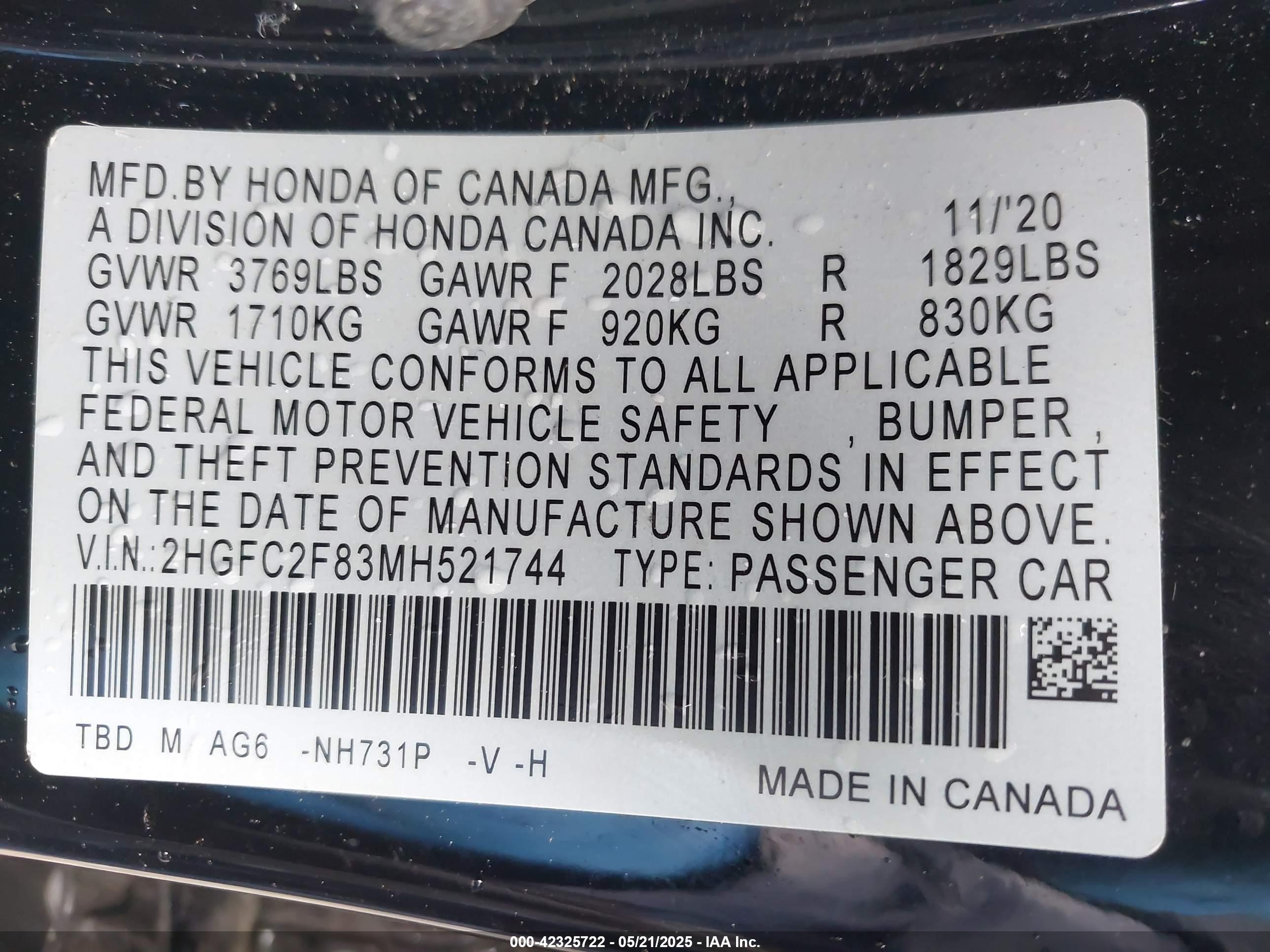 HONDA CIVIC image 9