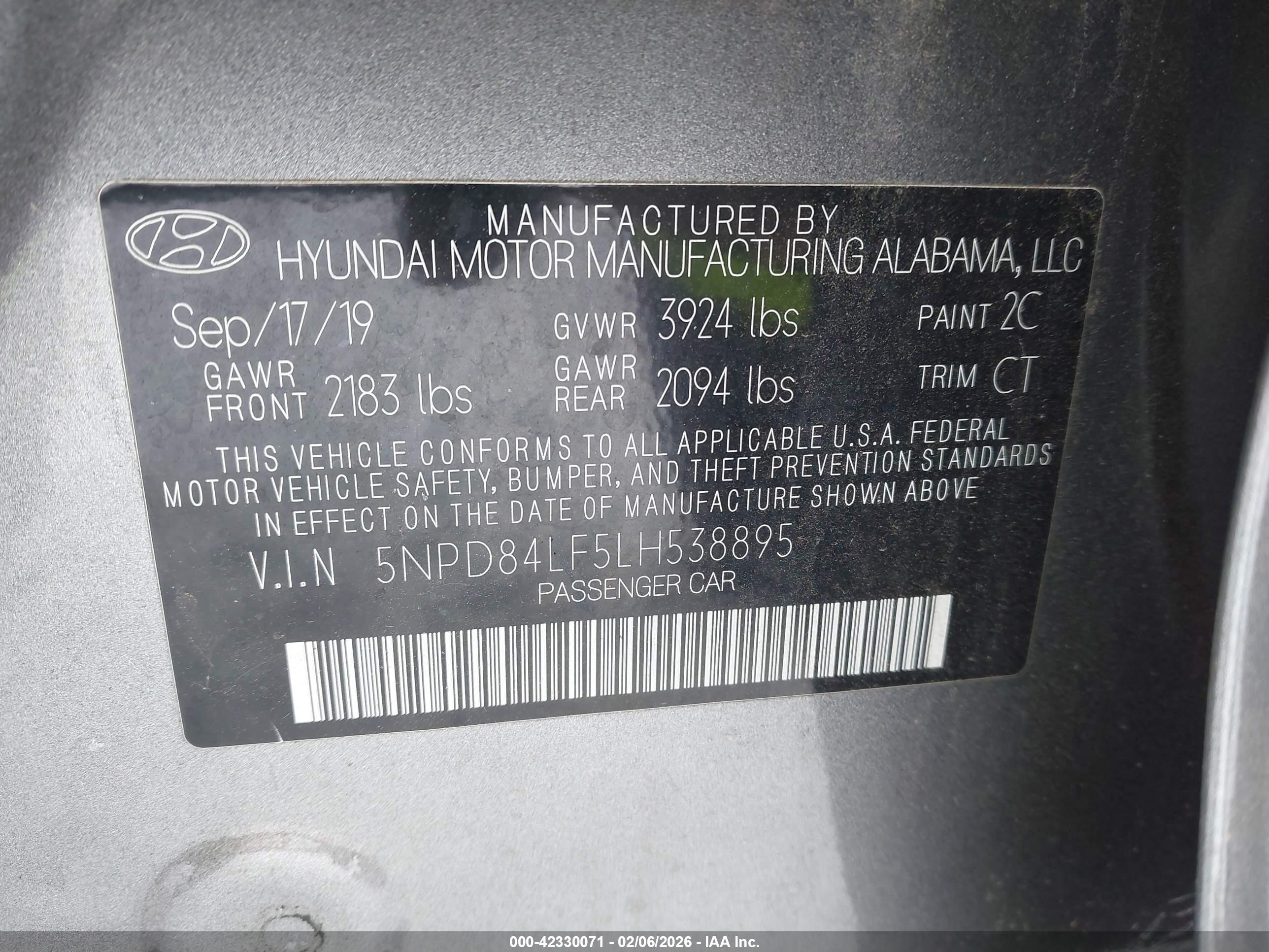 HYUNDAI ELANTRA image 9