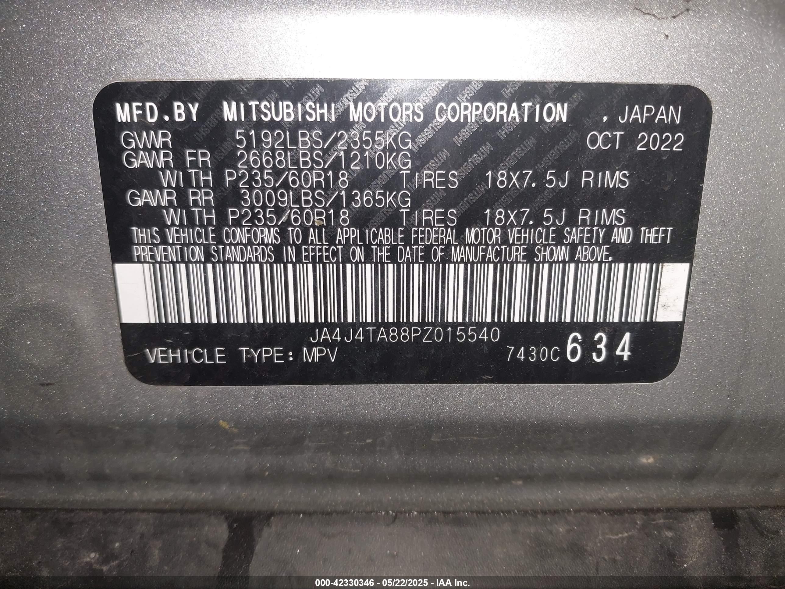 MITSUBISHI OUTLANDER image 9