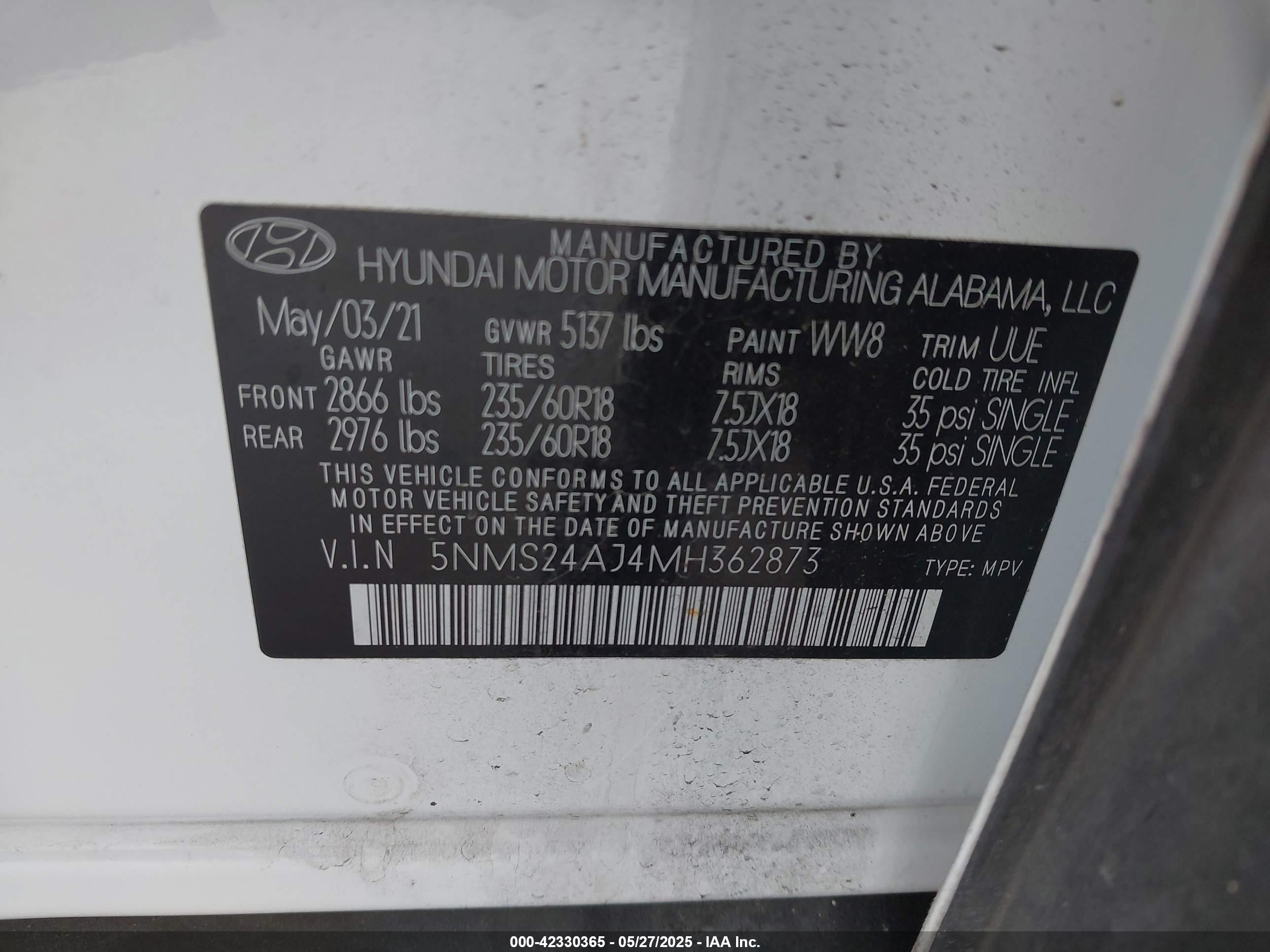 HYUNDAI SANTA image 9