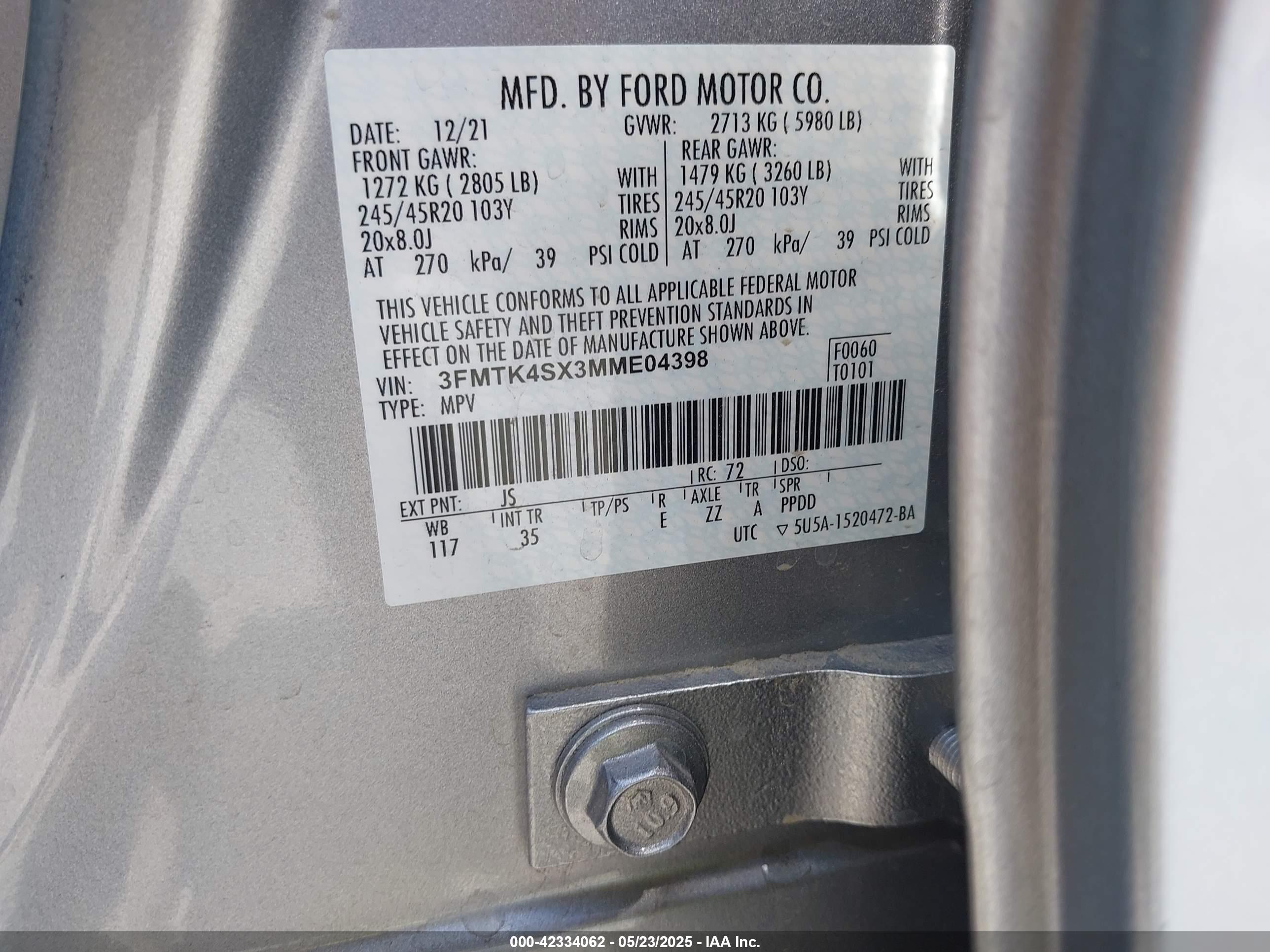 FORD MUSTANG image 9