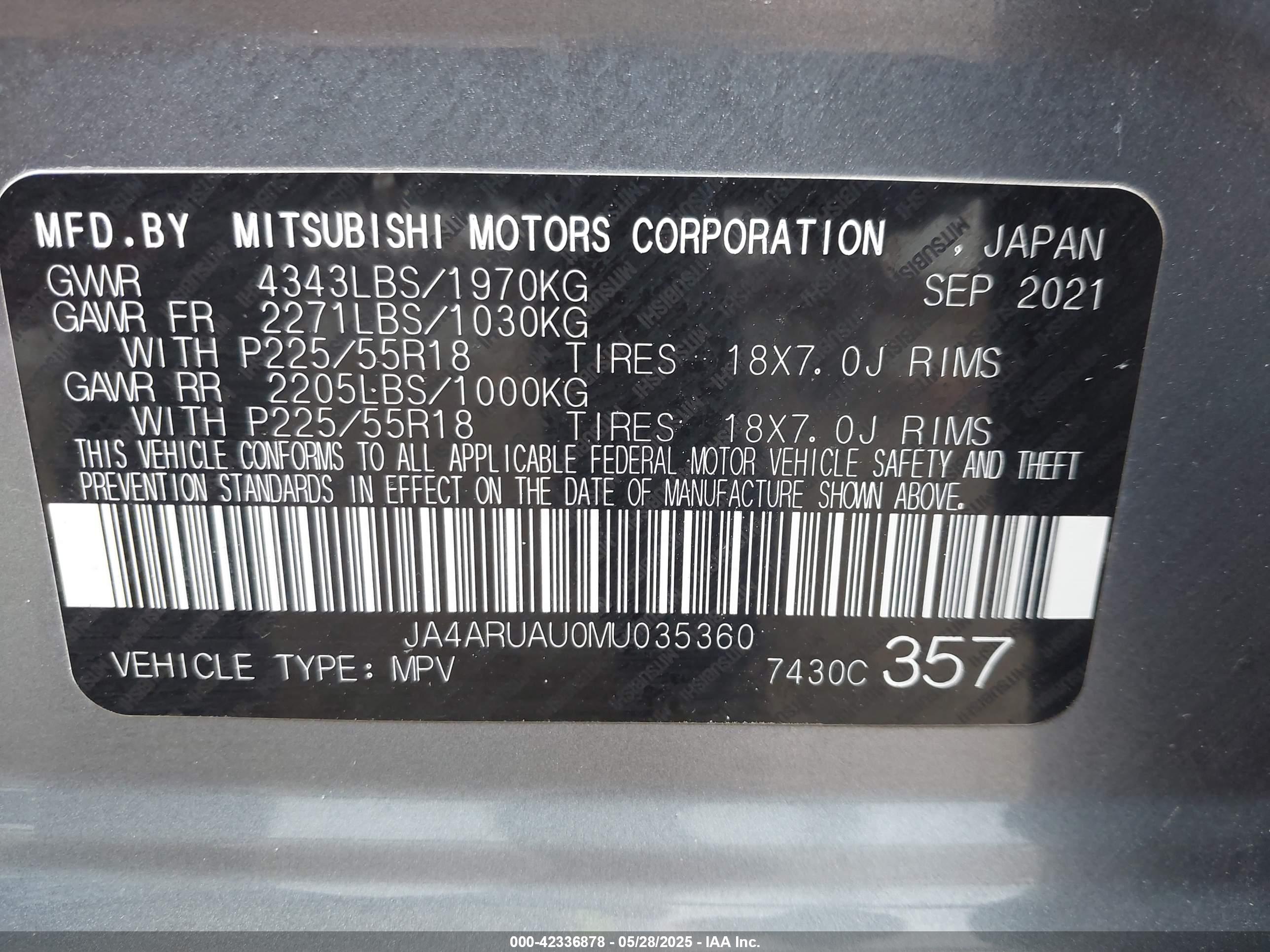 MITSUBISHI OUTLANDER image 9