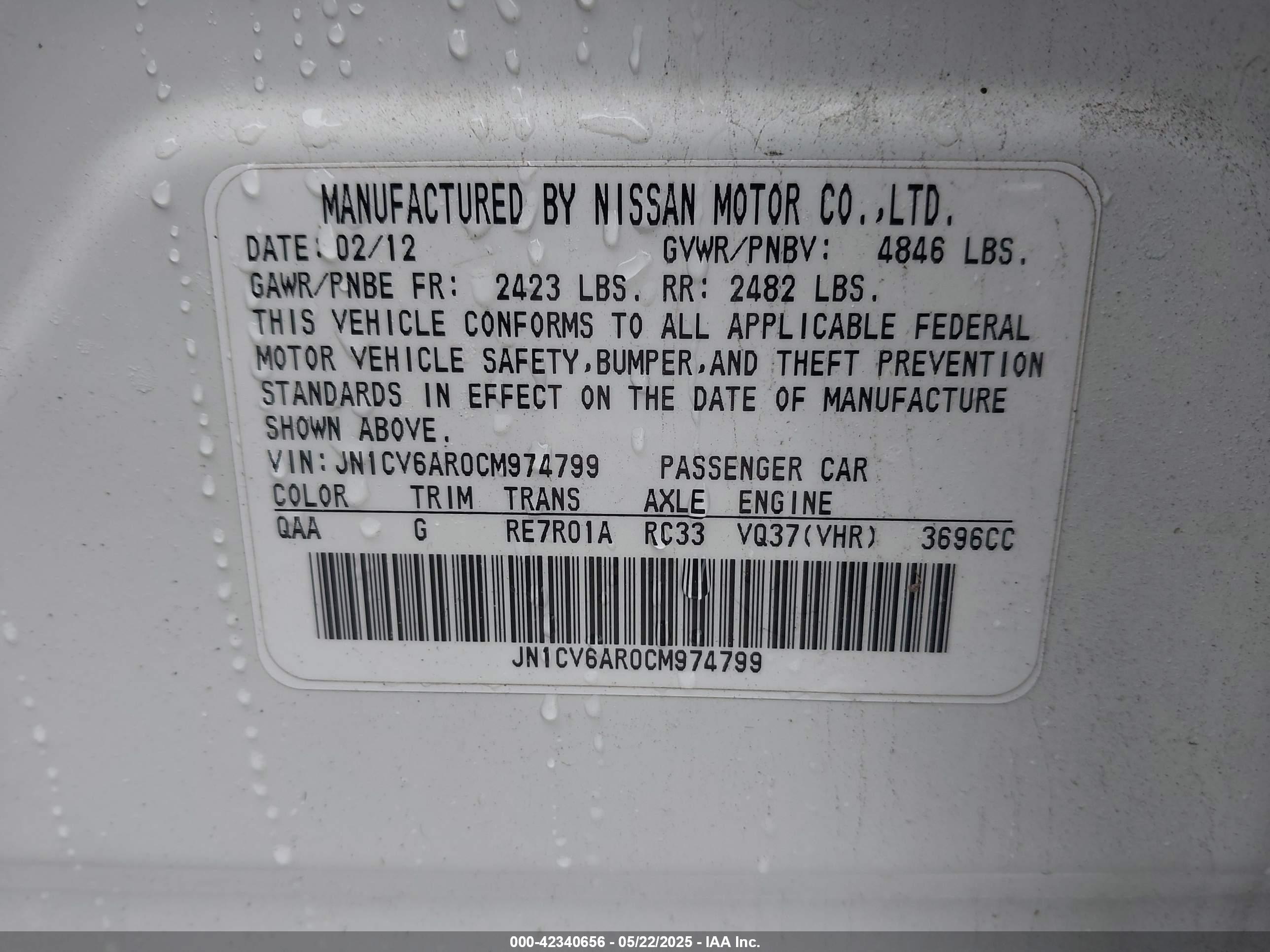 INFINITI G37X image 9