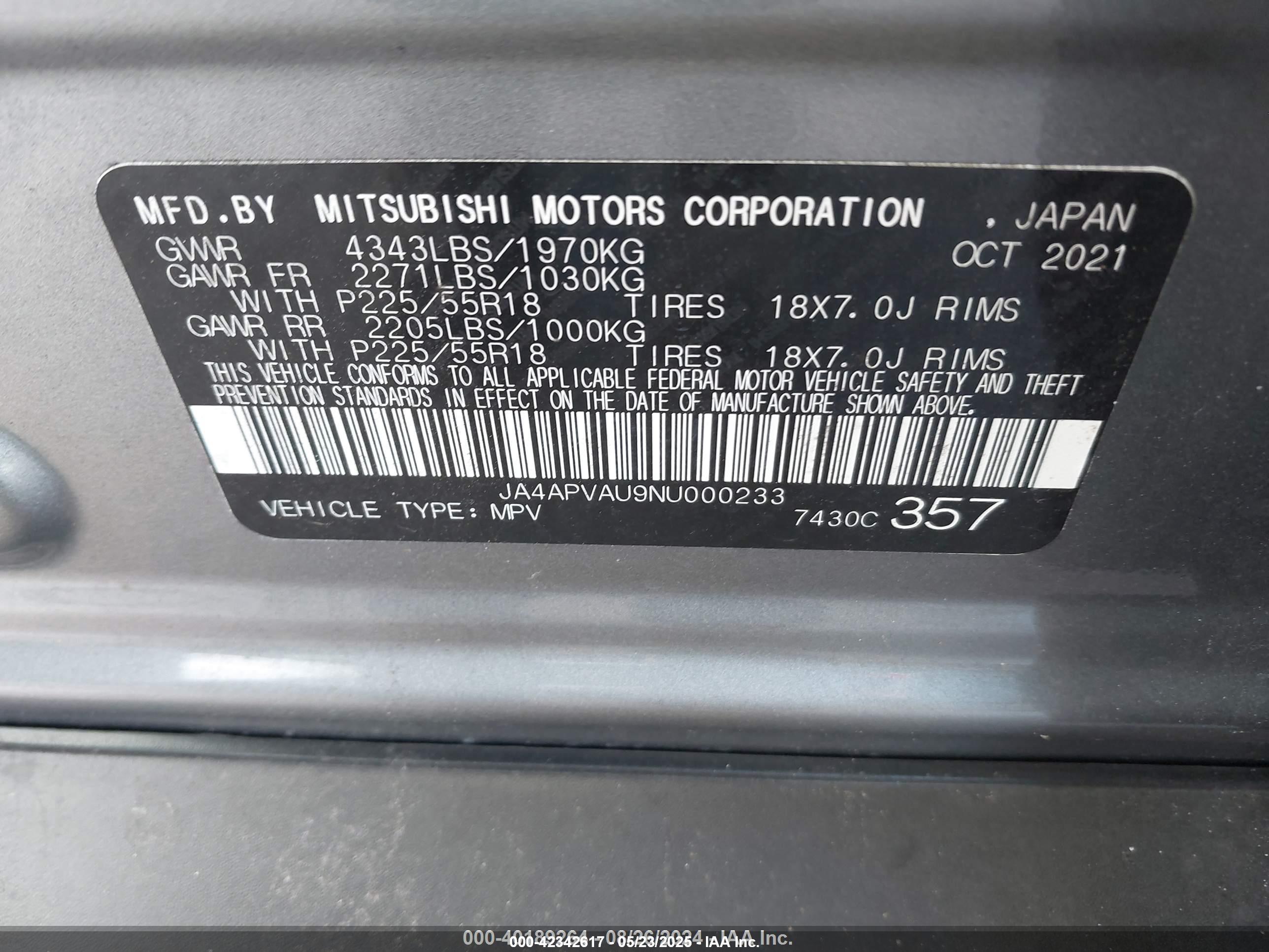 MITSUBISHI OUTLANDER image 9